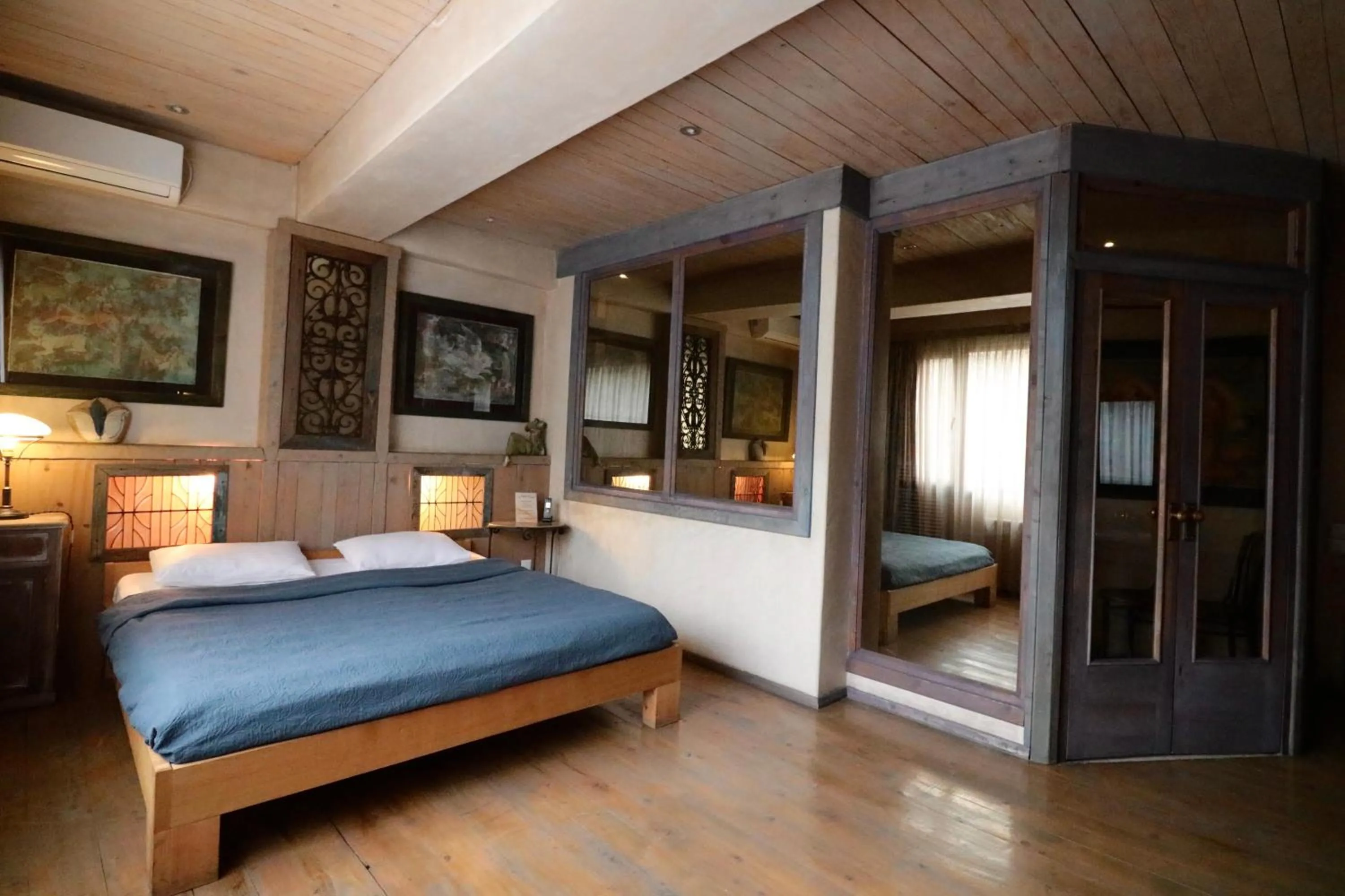 Bed in Artists Residence in Tbilisi