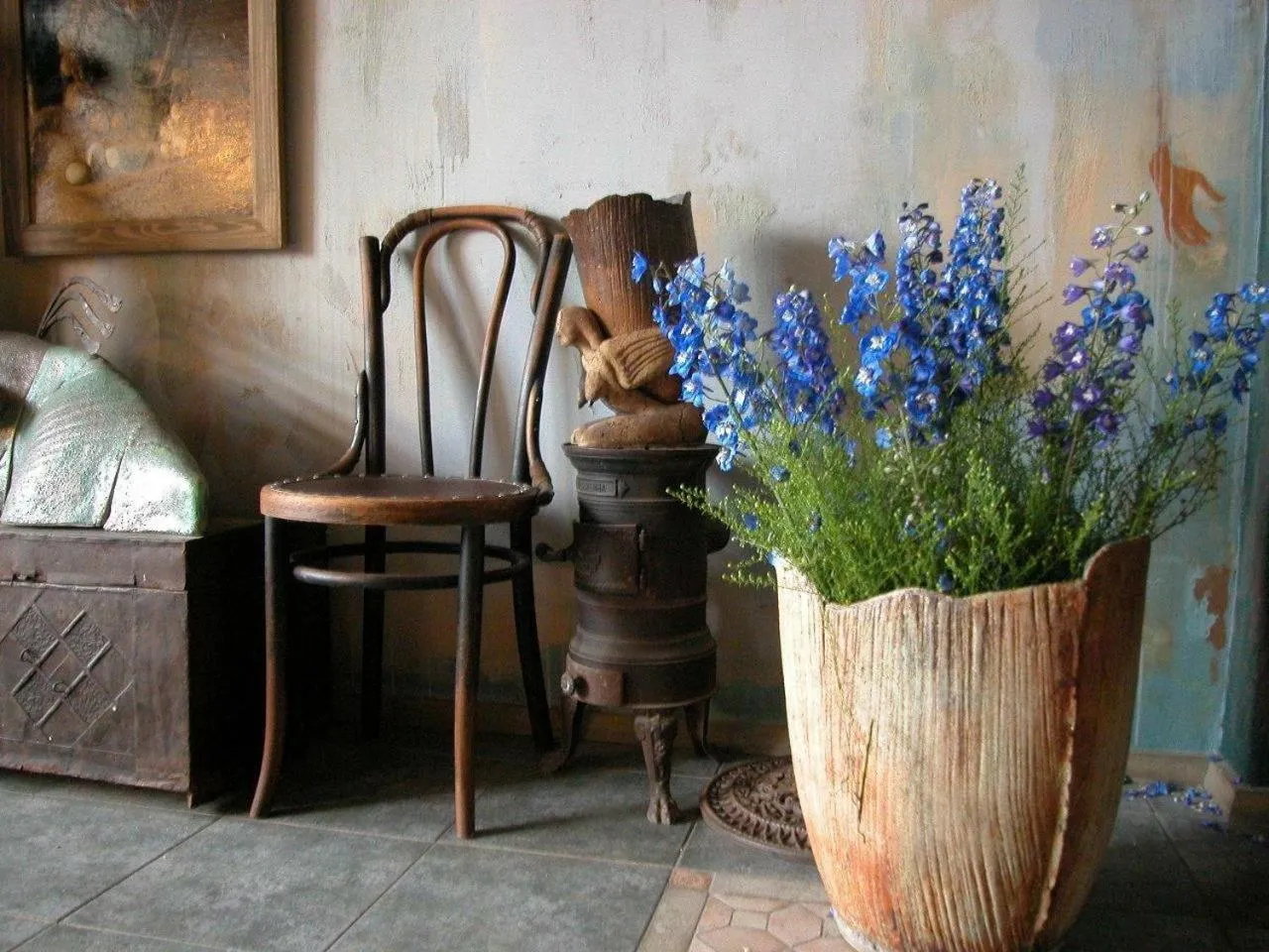 Living room in Artists Residence in Tbilisi