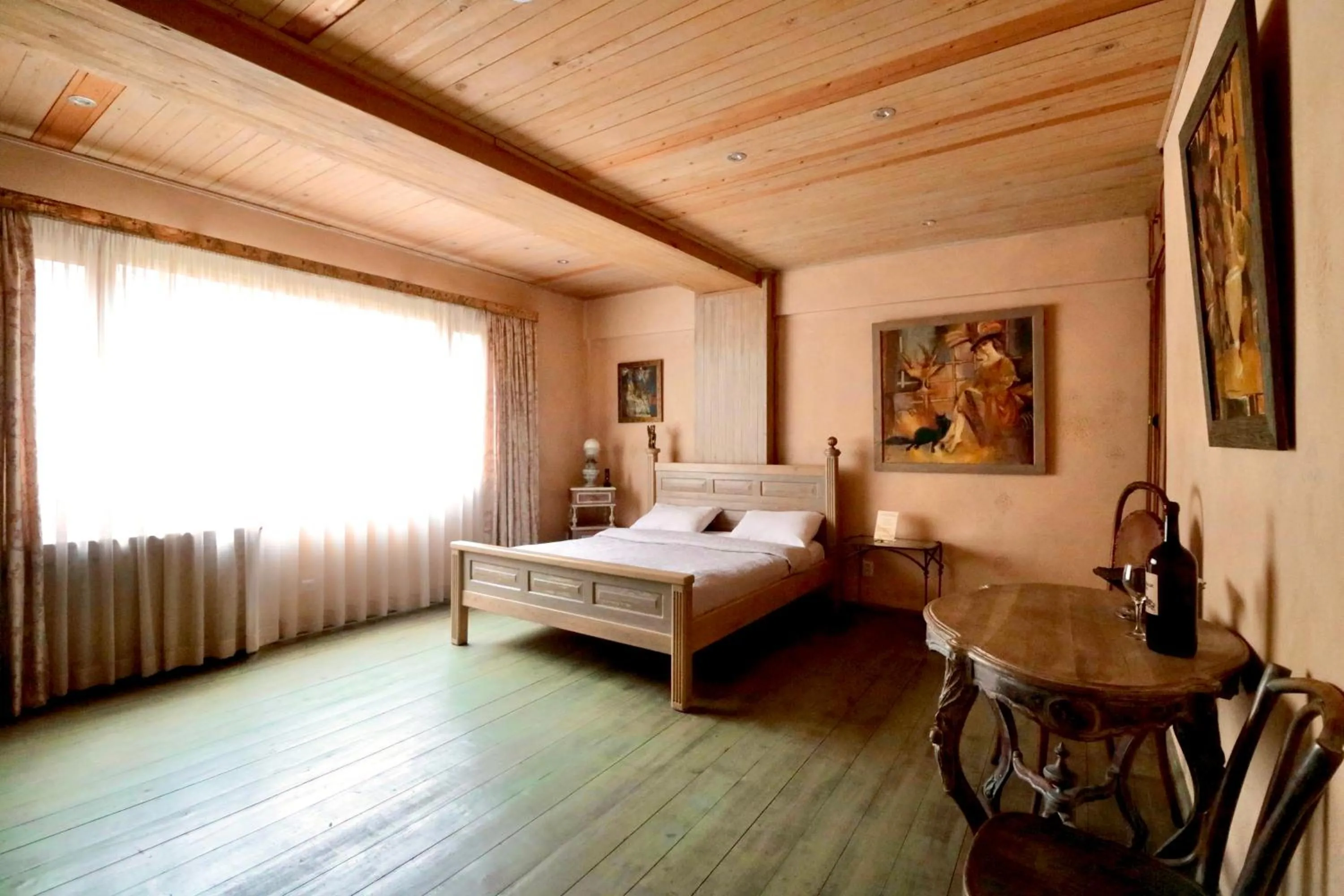 Bed in Artists Residence in Tbilisi