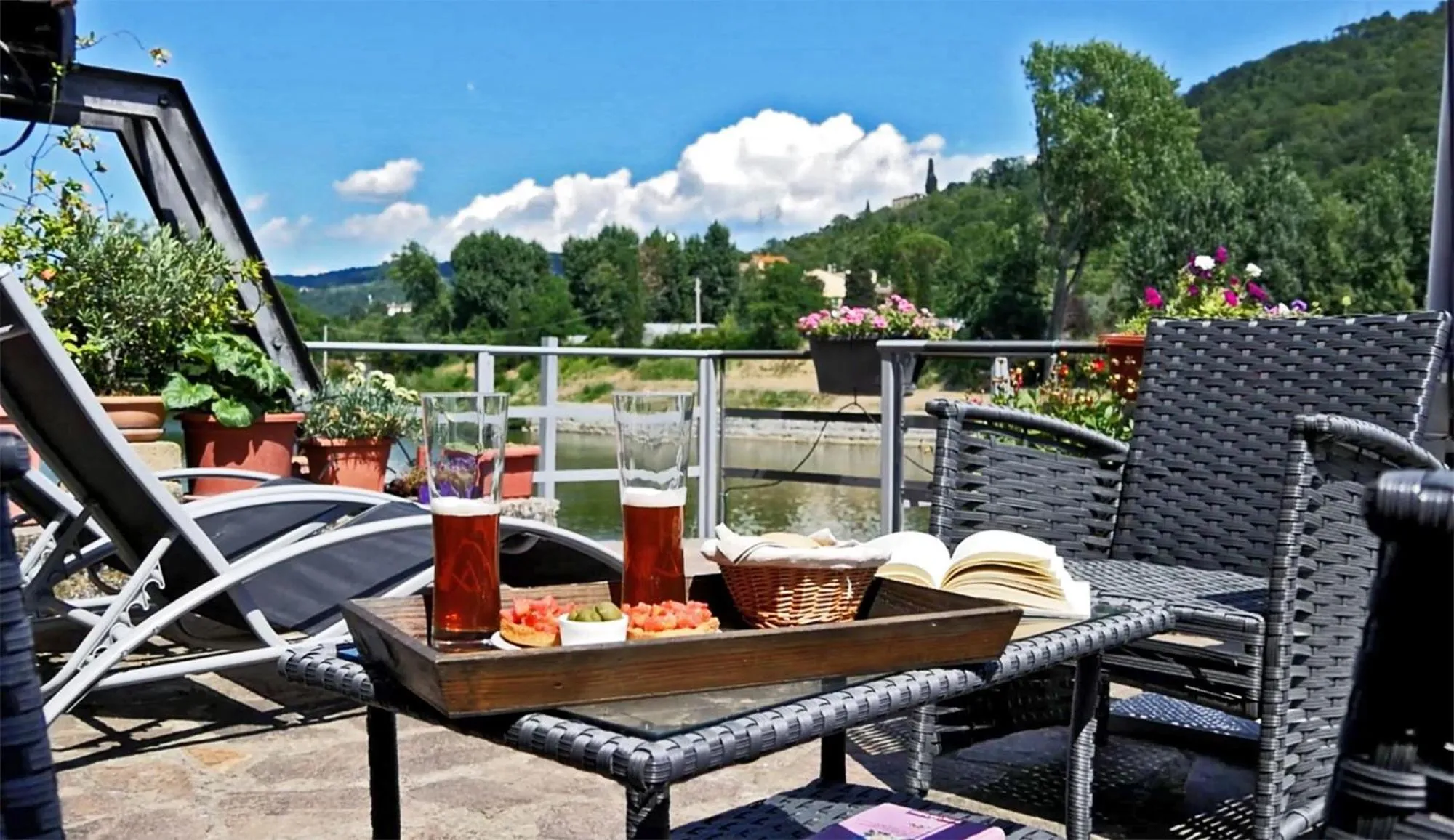 Balcony/Terrace in La Martellina B&B