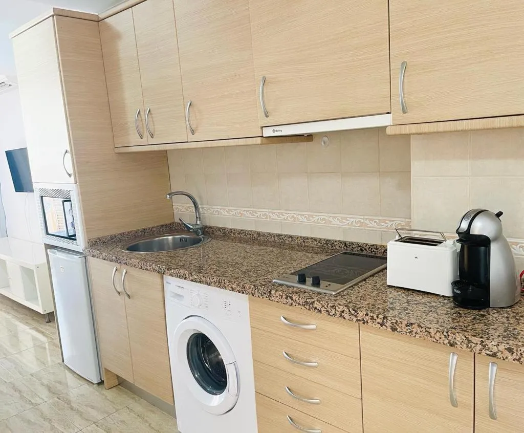 Kitchen or kitchenette in Puerta del Sol TRM only adults Aparts