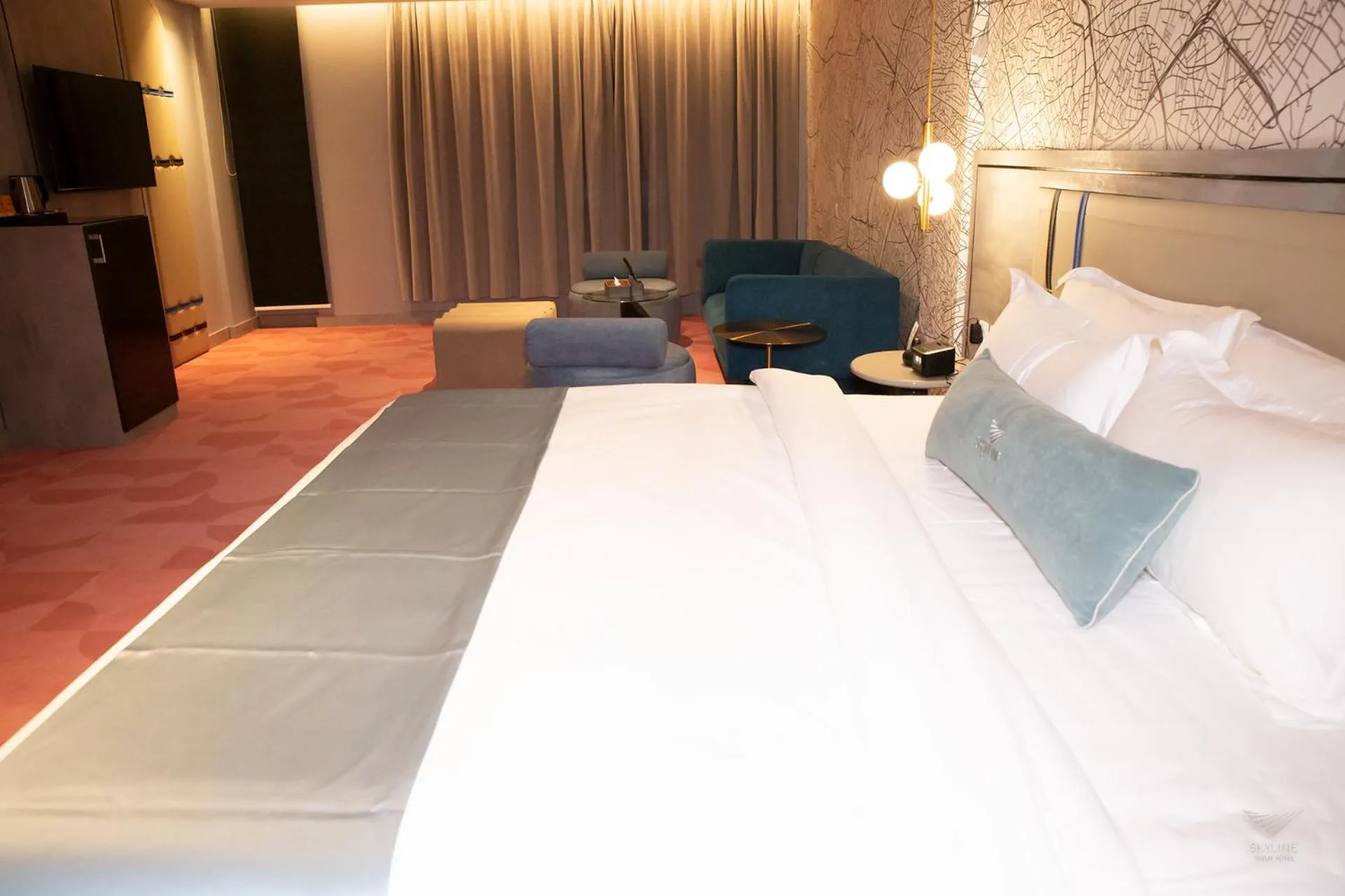 Bed in Skyline Tabuk Hotel