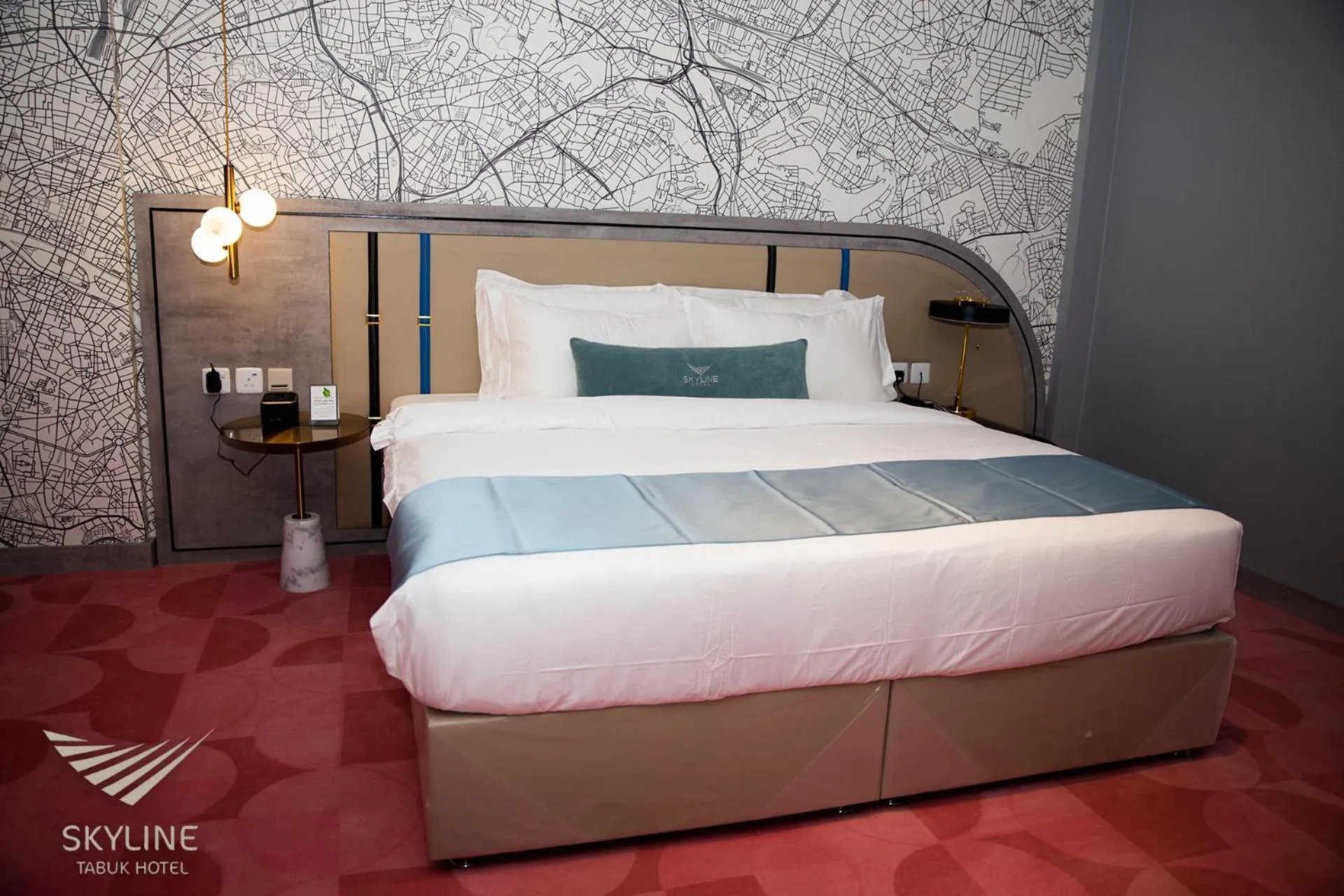 Bed in Skyline Tabuk Hotel