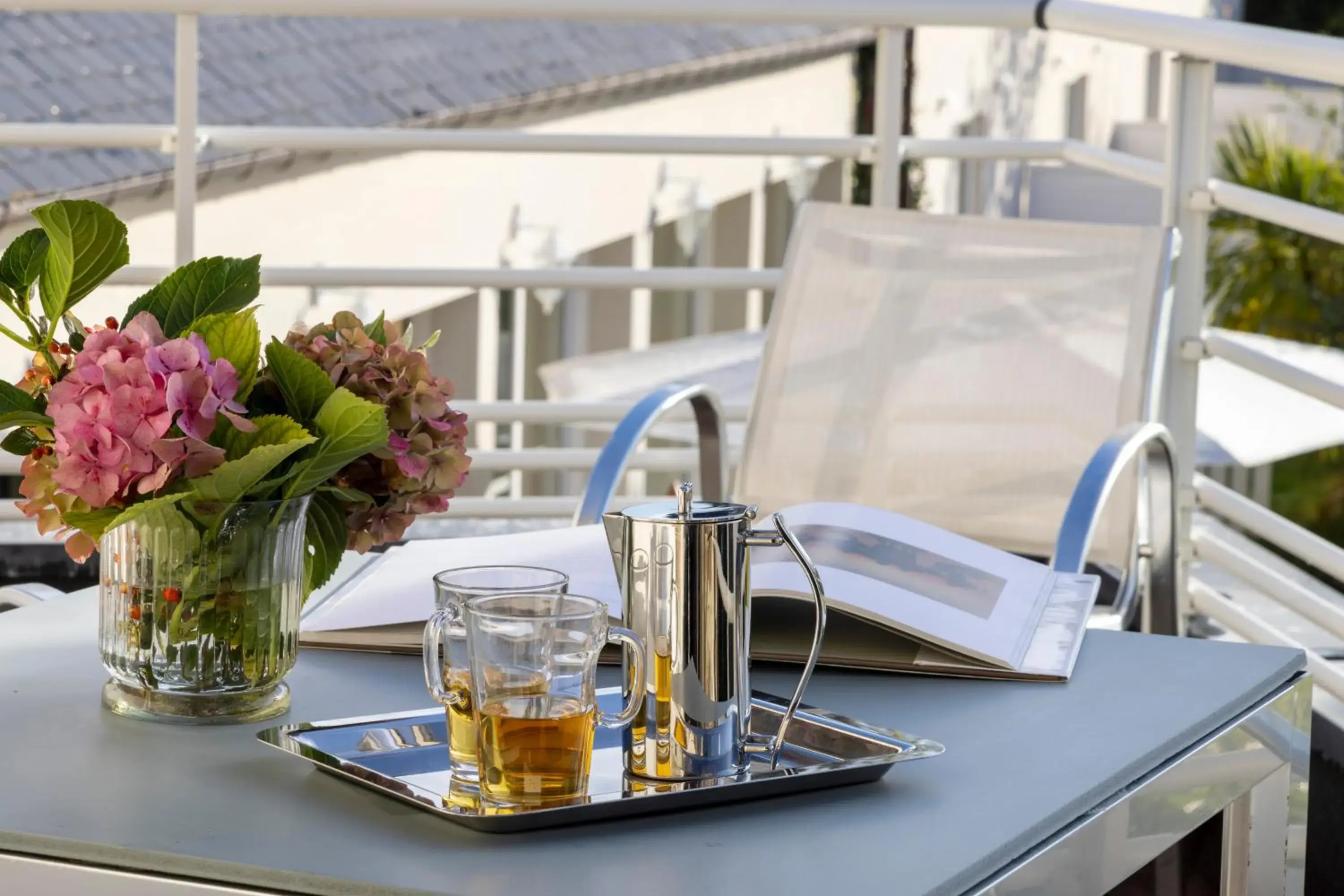 Garden view in Ermitage - Mont-Saint-Michel Garden view in Ermitage - Mont-Saint-Michel