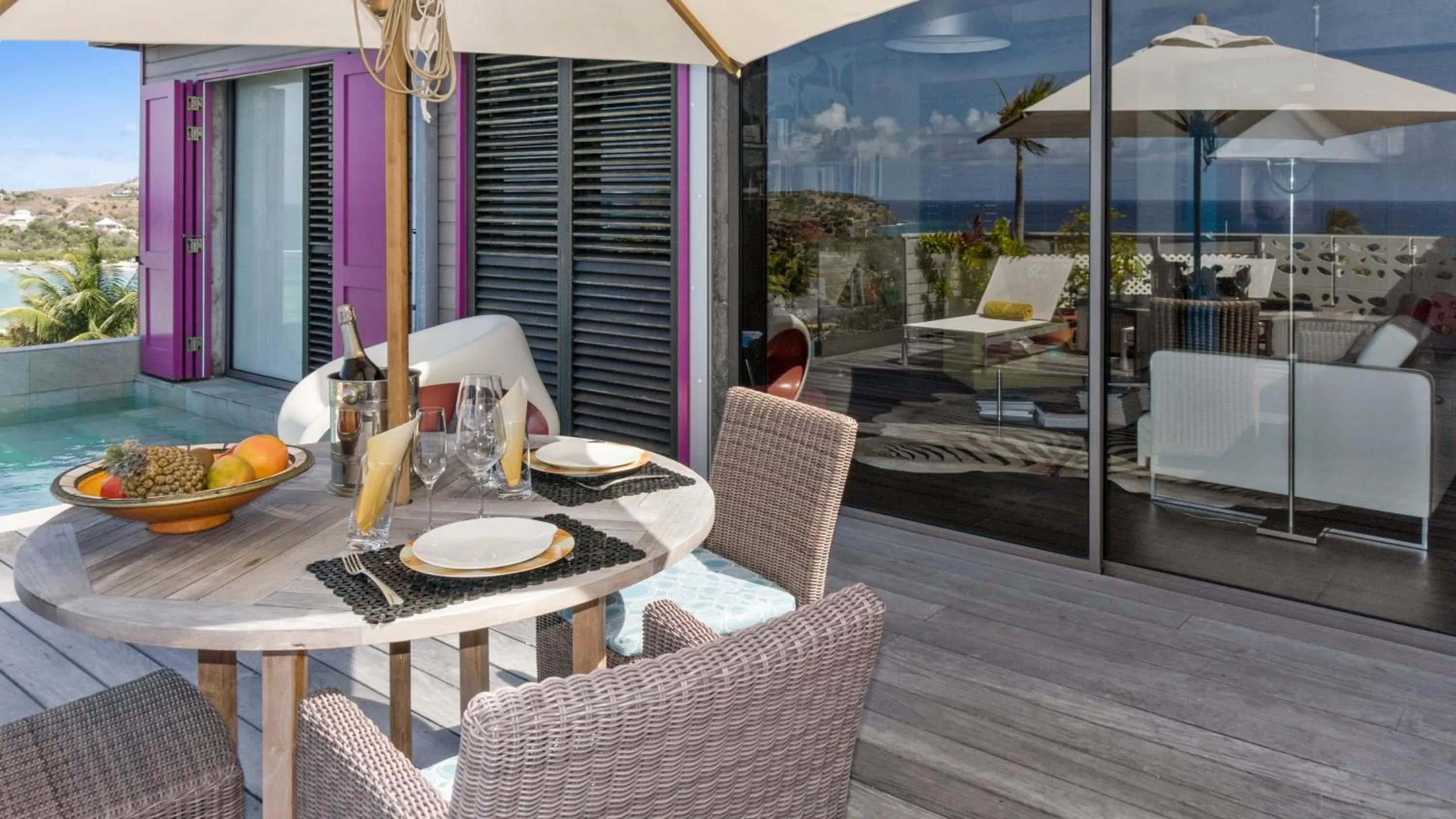 Patio in Villa Lodge 4 Epices