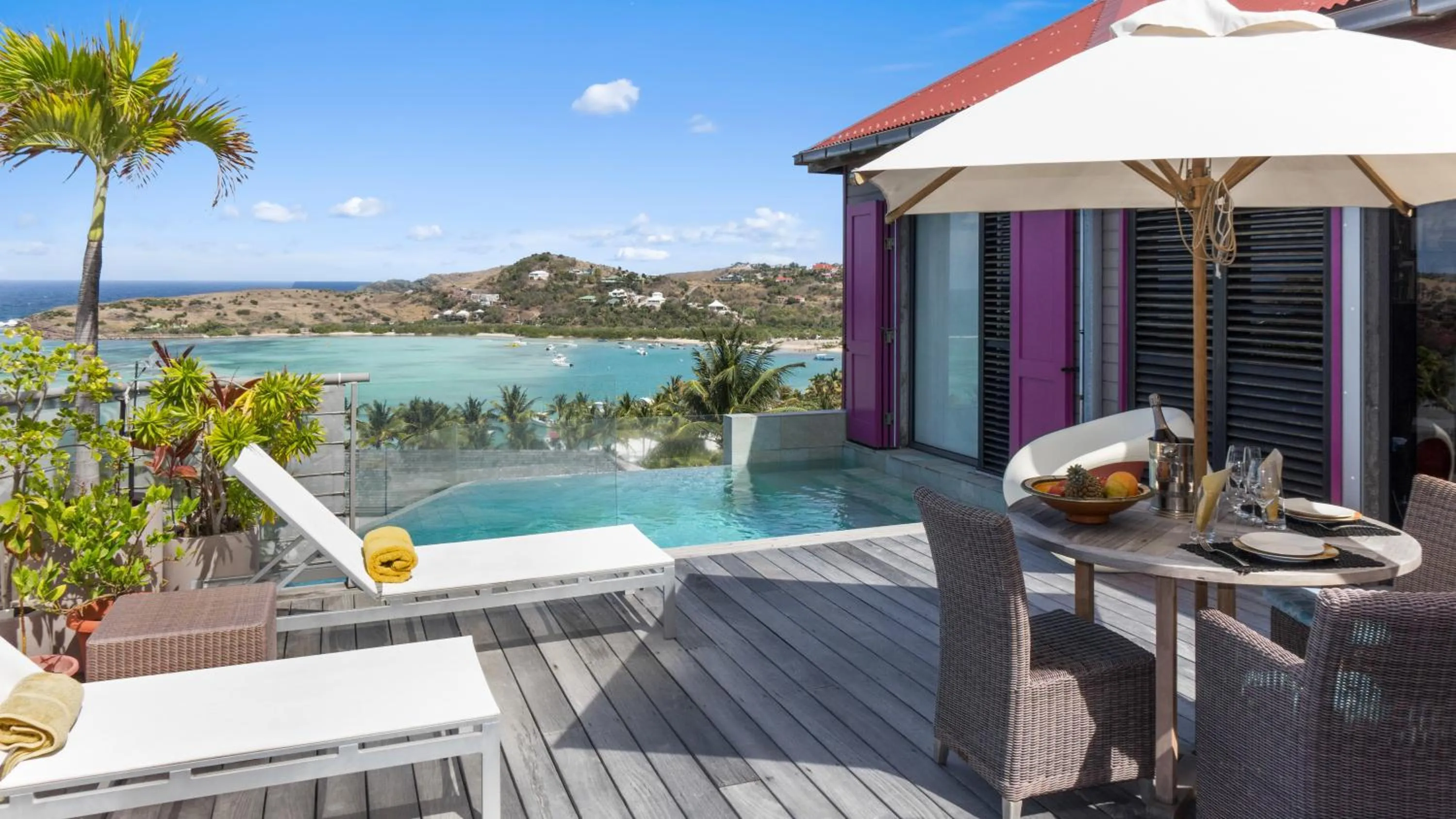 Patio in Villa Lodge 4 Epices