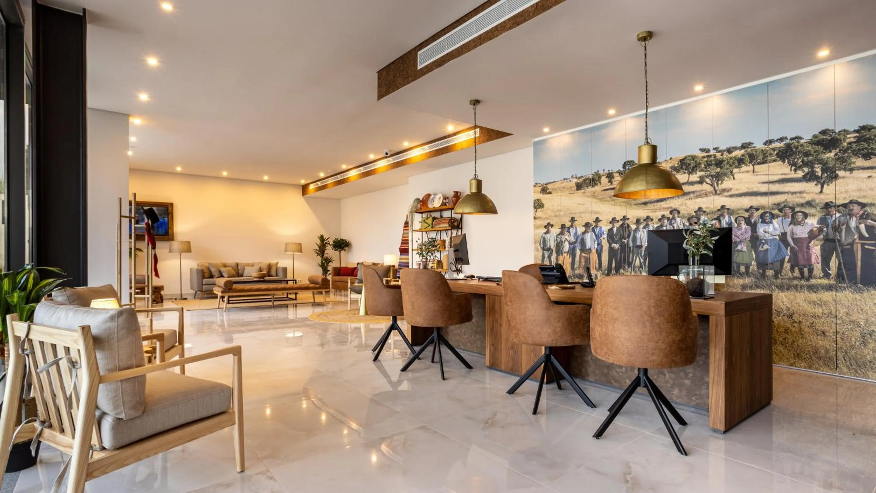 Lobby or reception in Évora O Cante Hotel
