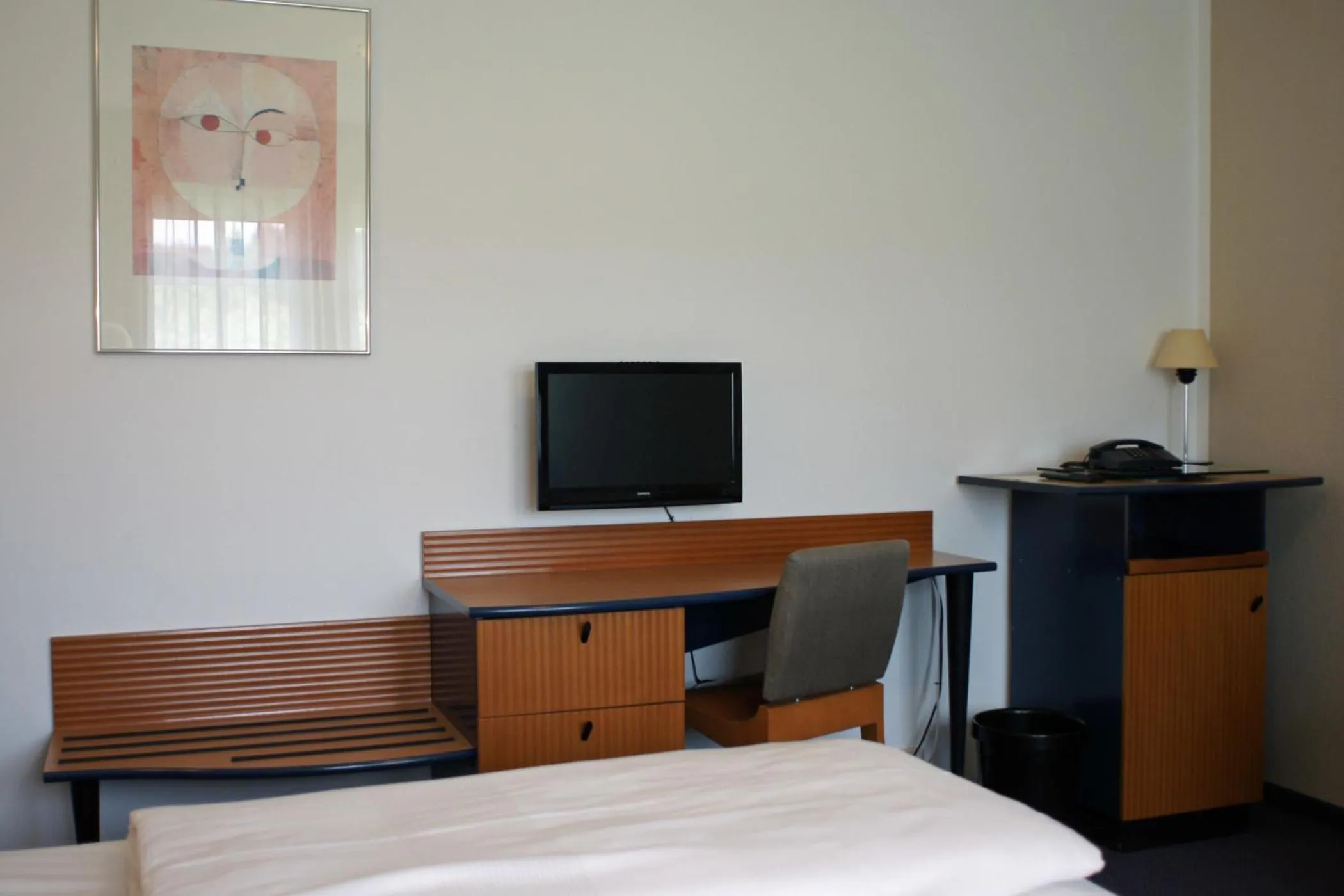 Decorative detail, Bed in Motel Hormersdorf