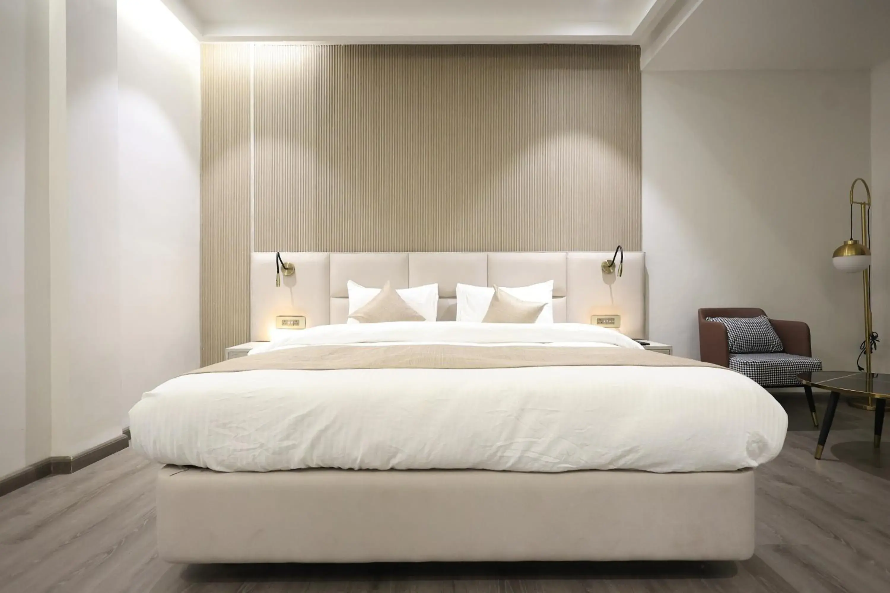 Bed in Hotel Swarn Towers Bed in Hotel Swarn Towers