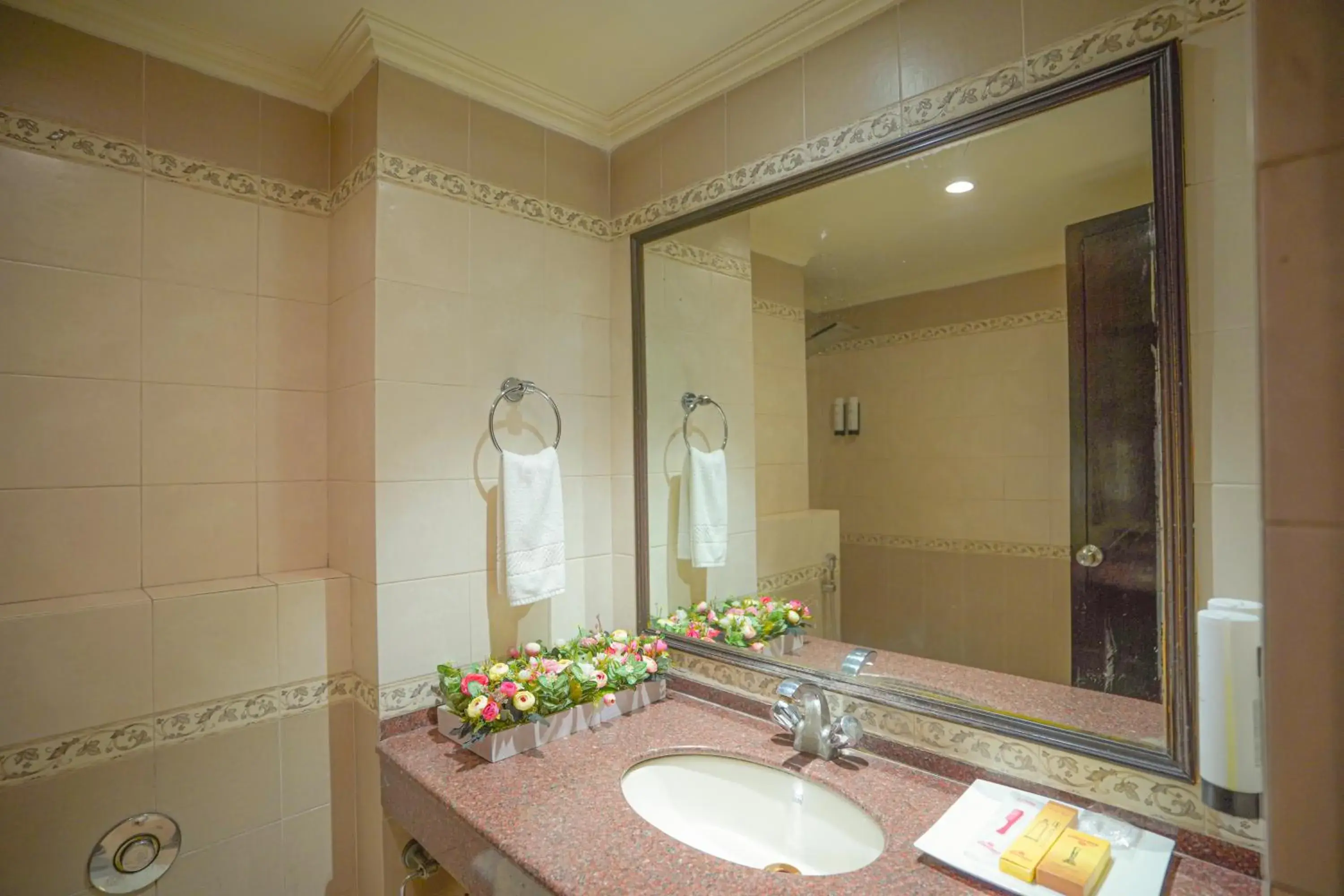 Shower in Hotel Swarn Towers Shower in Hotel Swarn Towers