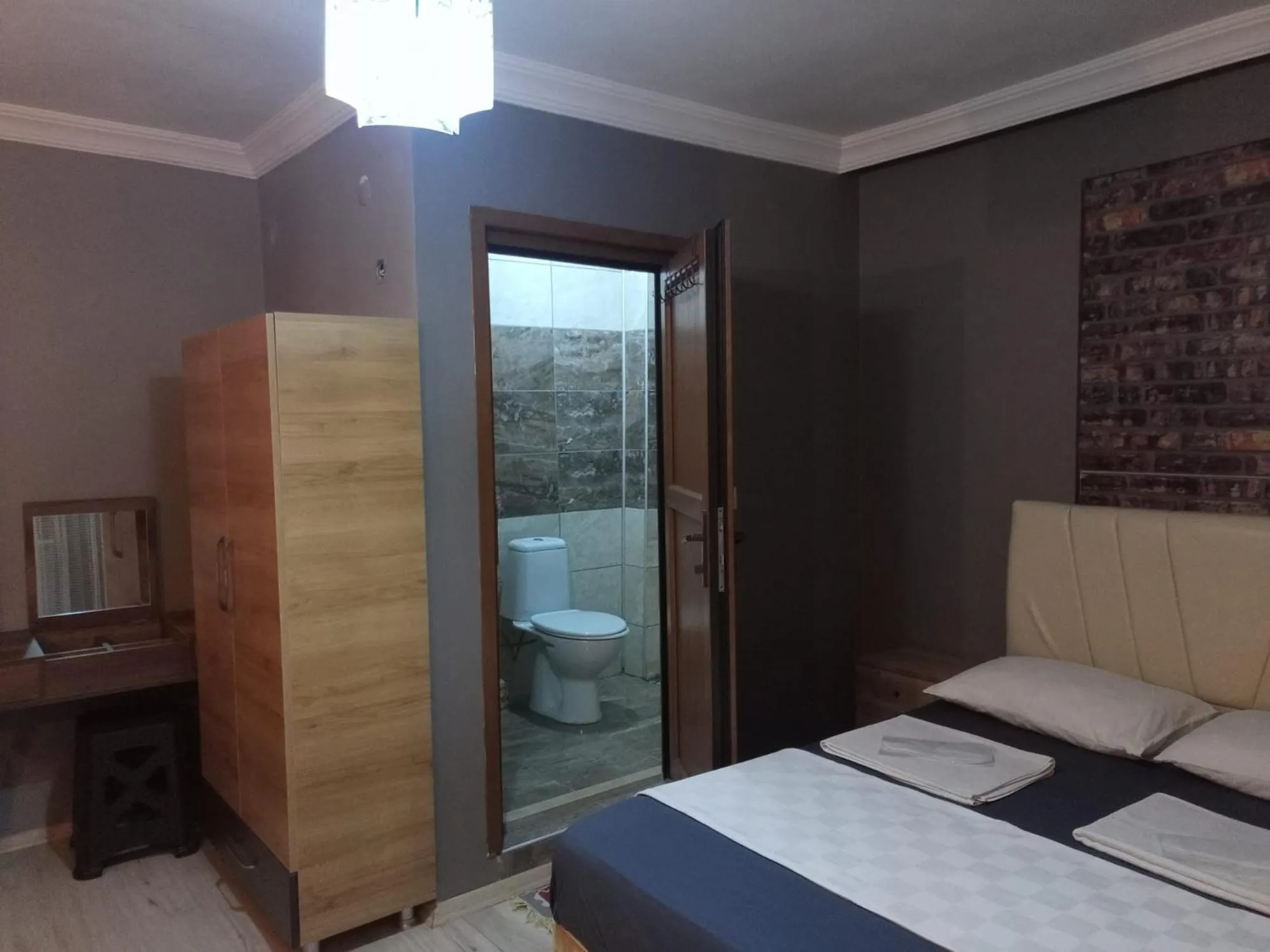 Bed in yelken apart hotel