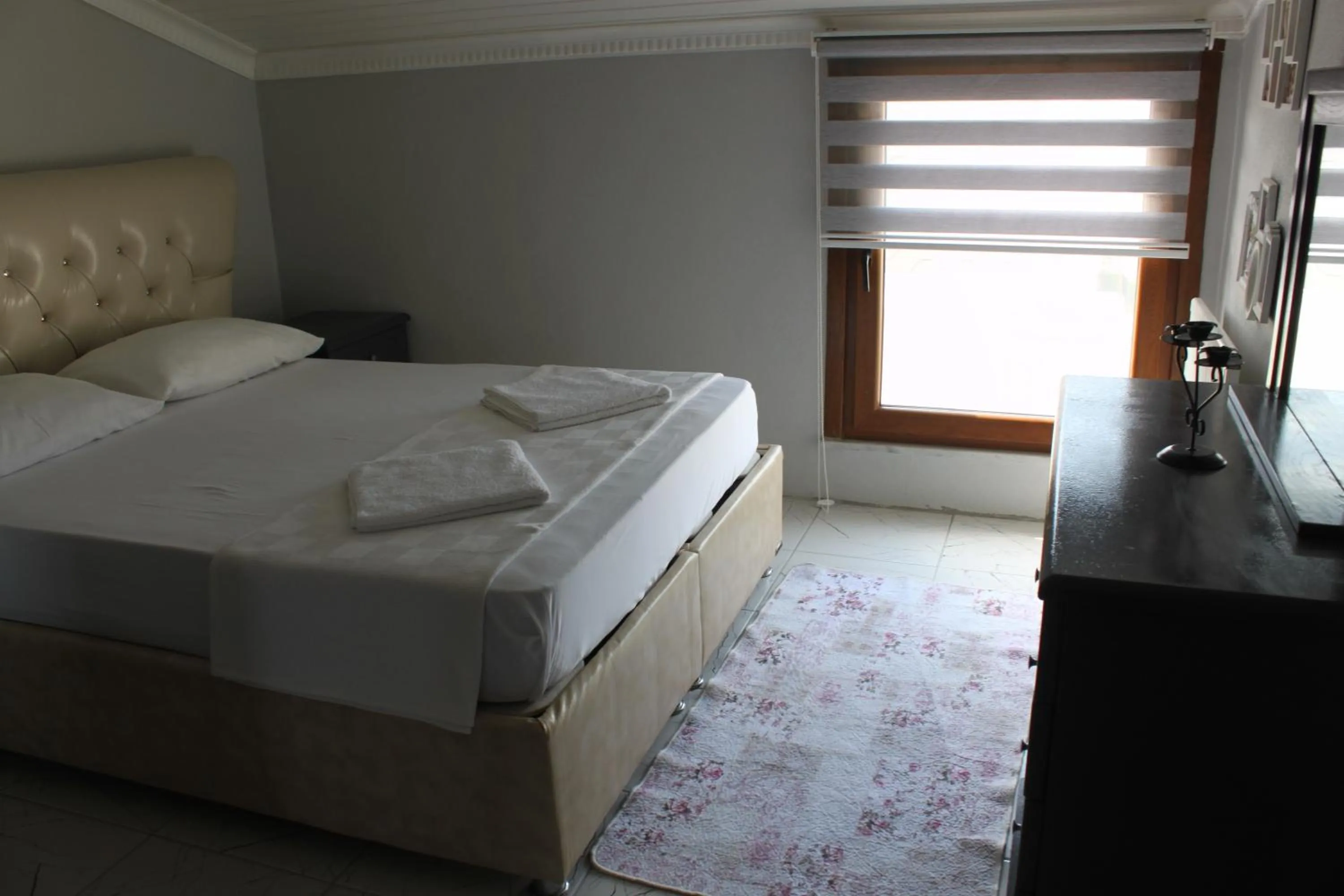 Bed in yelken apart hotel