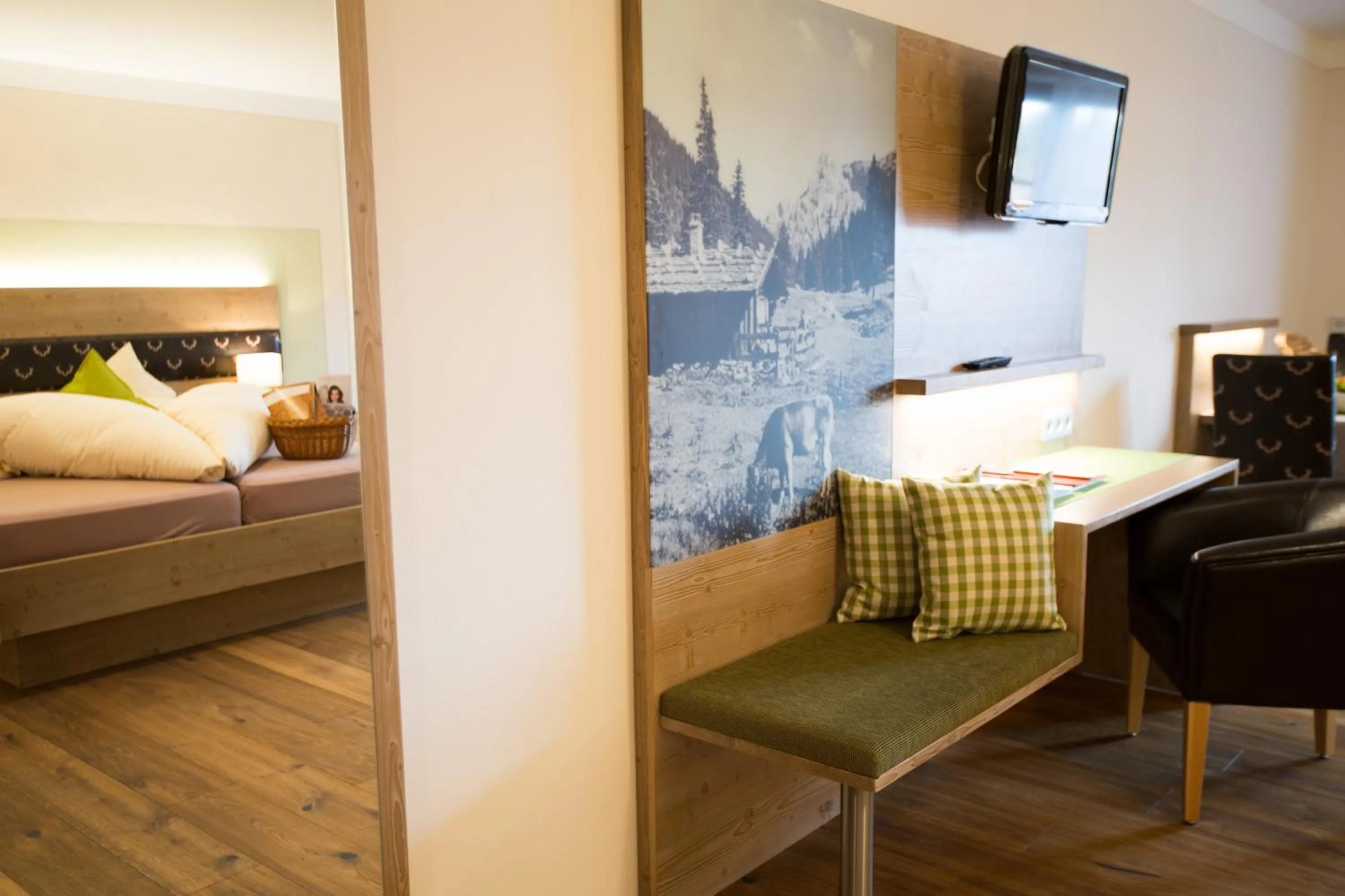 Family Room with Balcony - single occupancy in Der Helmerhof Allgäu Hideaway