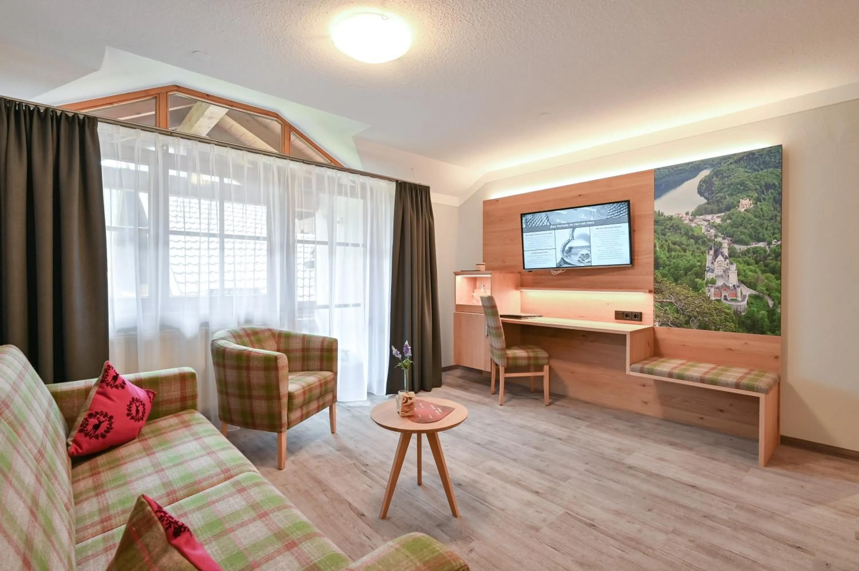 Junior Suite with Balcony - single occupancy in Der Helmerhof Allgäu Hideaway