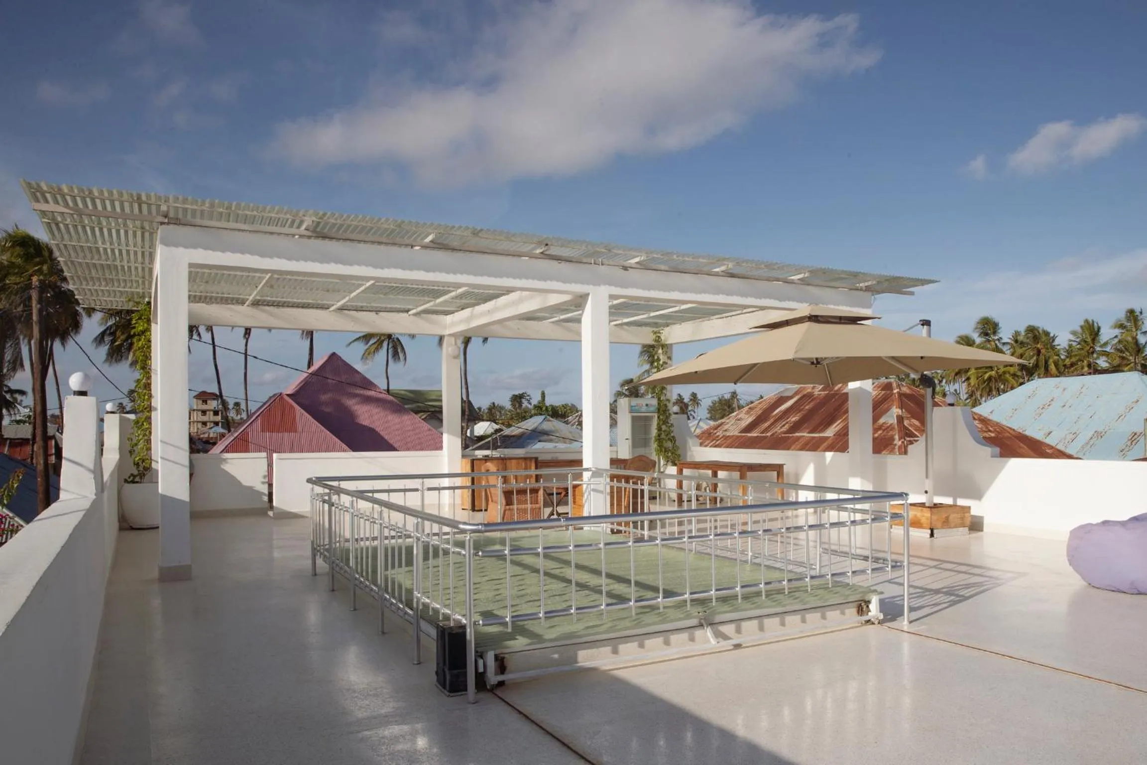Balcony/Terrace in Paje White House
