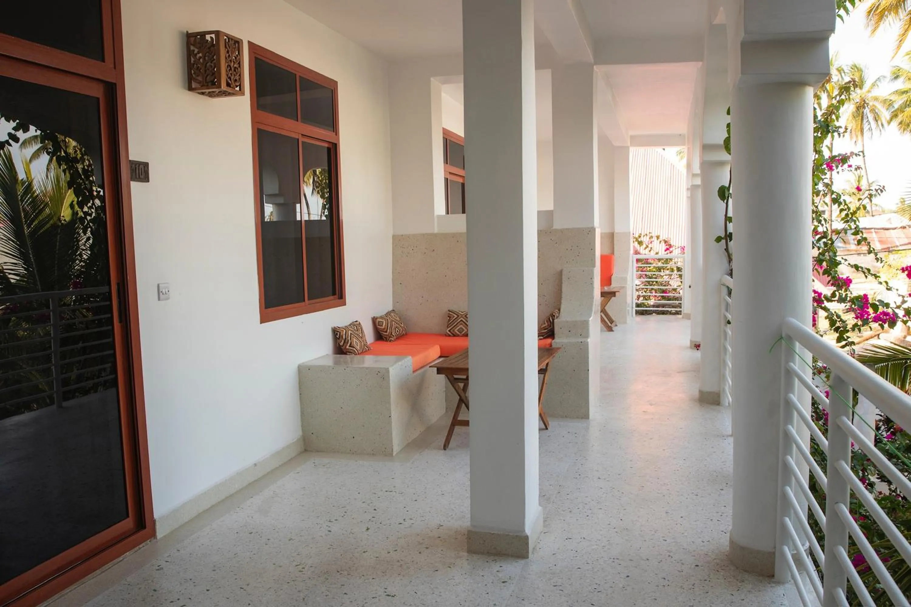 Patio in Paje White House