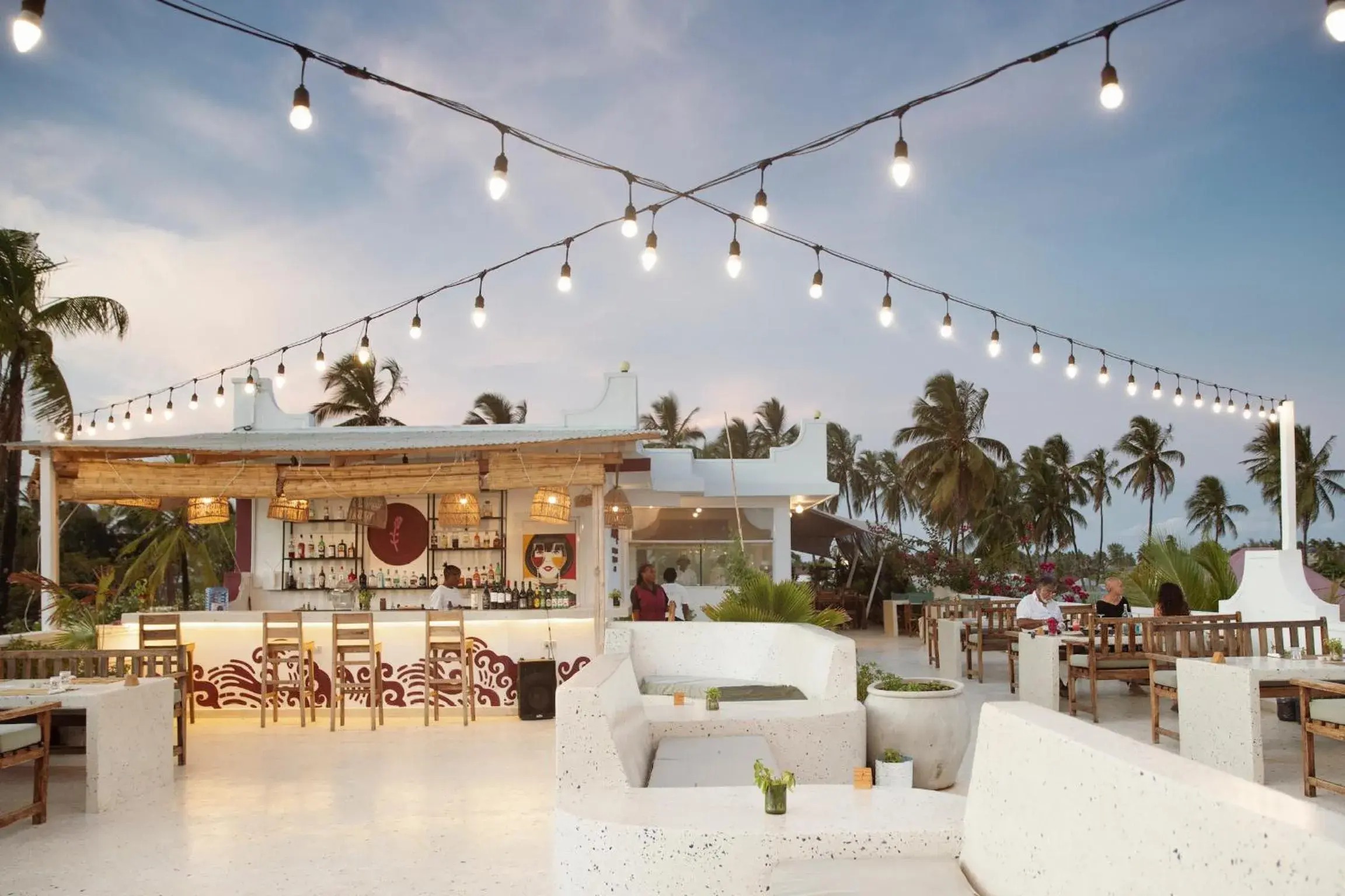 Restaurant/places to eat in Paje White House Restaurant/places to eat in Paje White House