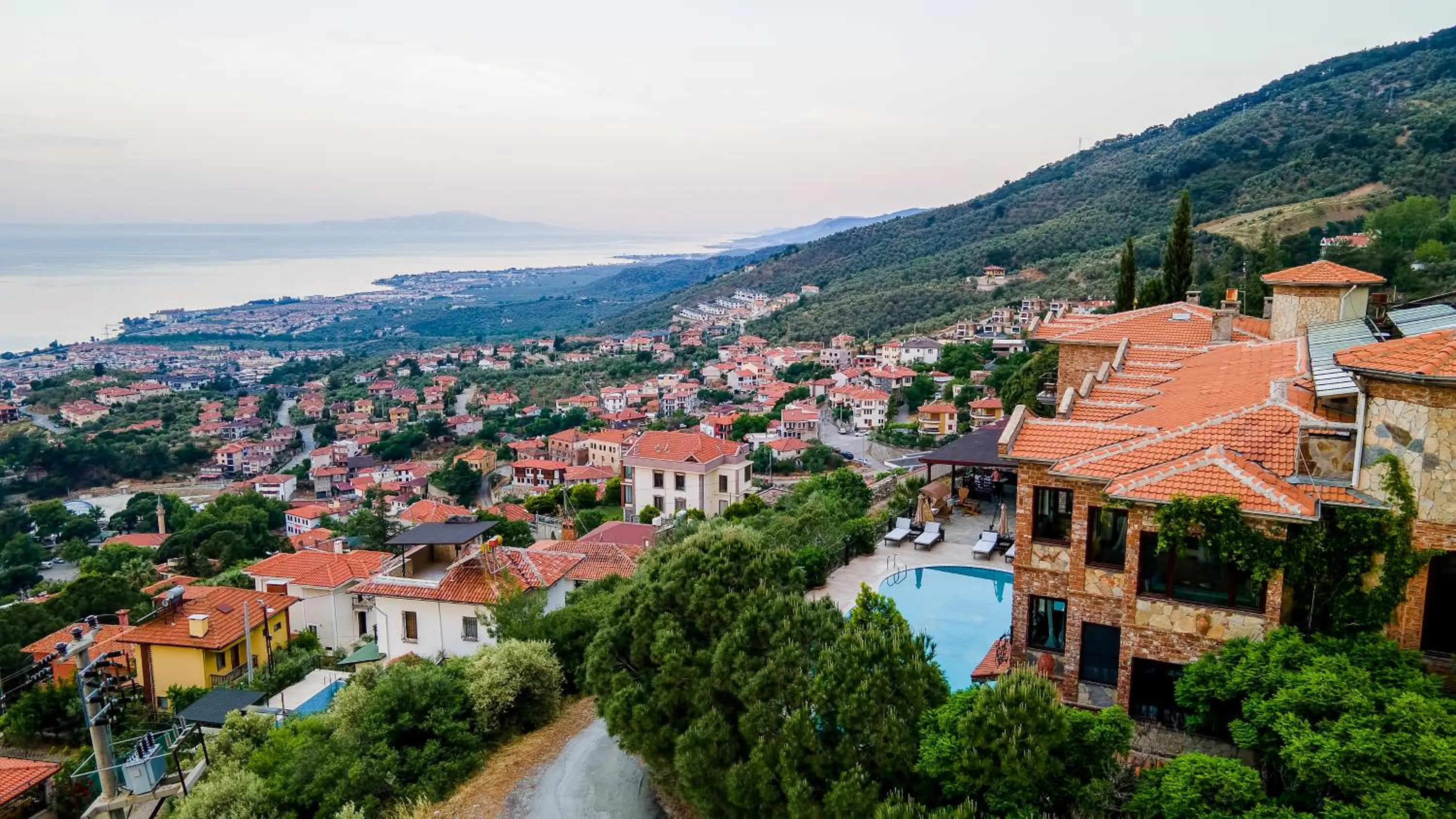 Bird's eye view in Papazlıkhan Hotel