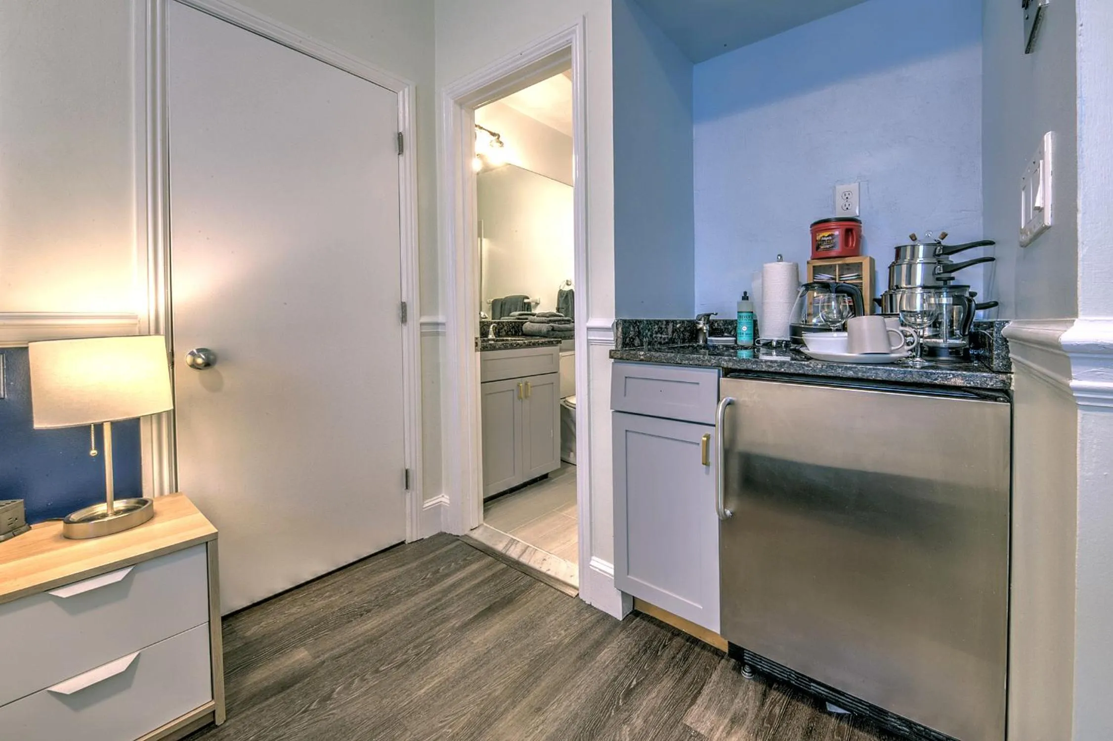 Kitchen or kitchenette in Good Hotels Boston