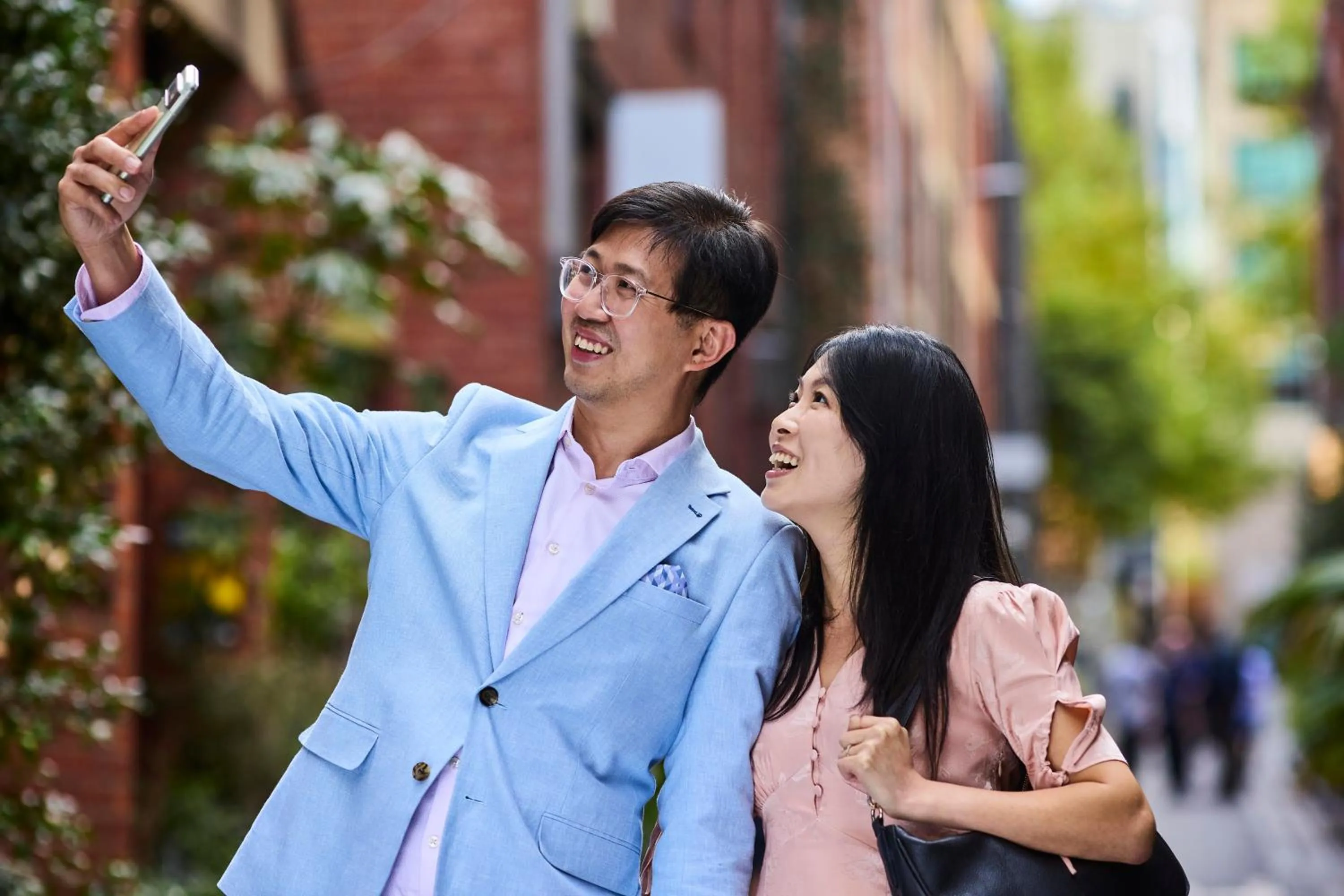 People in Brady Apartment Hotel Hardware Lane