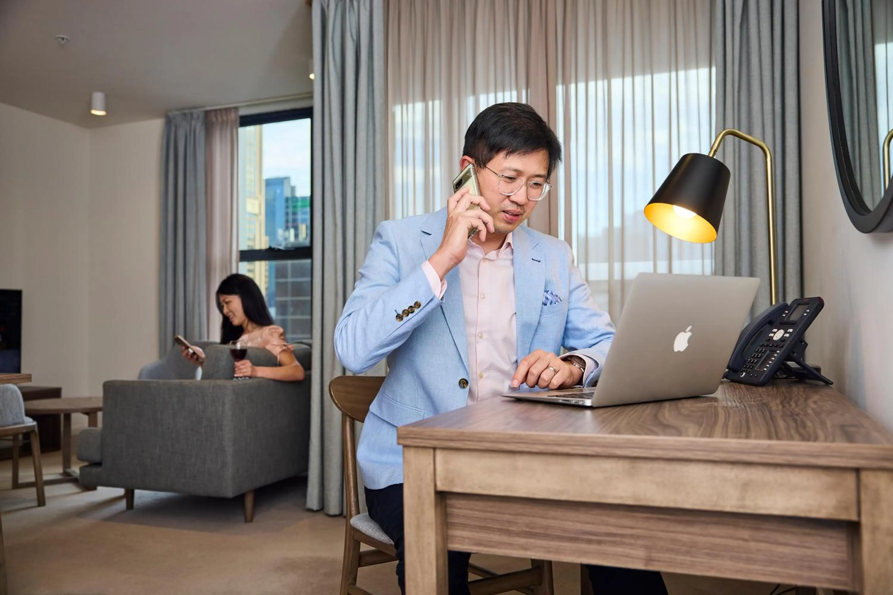 Living room in Brady Apartment Hotel Hardware Lane