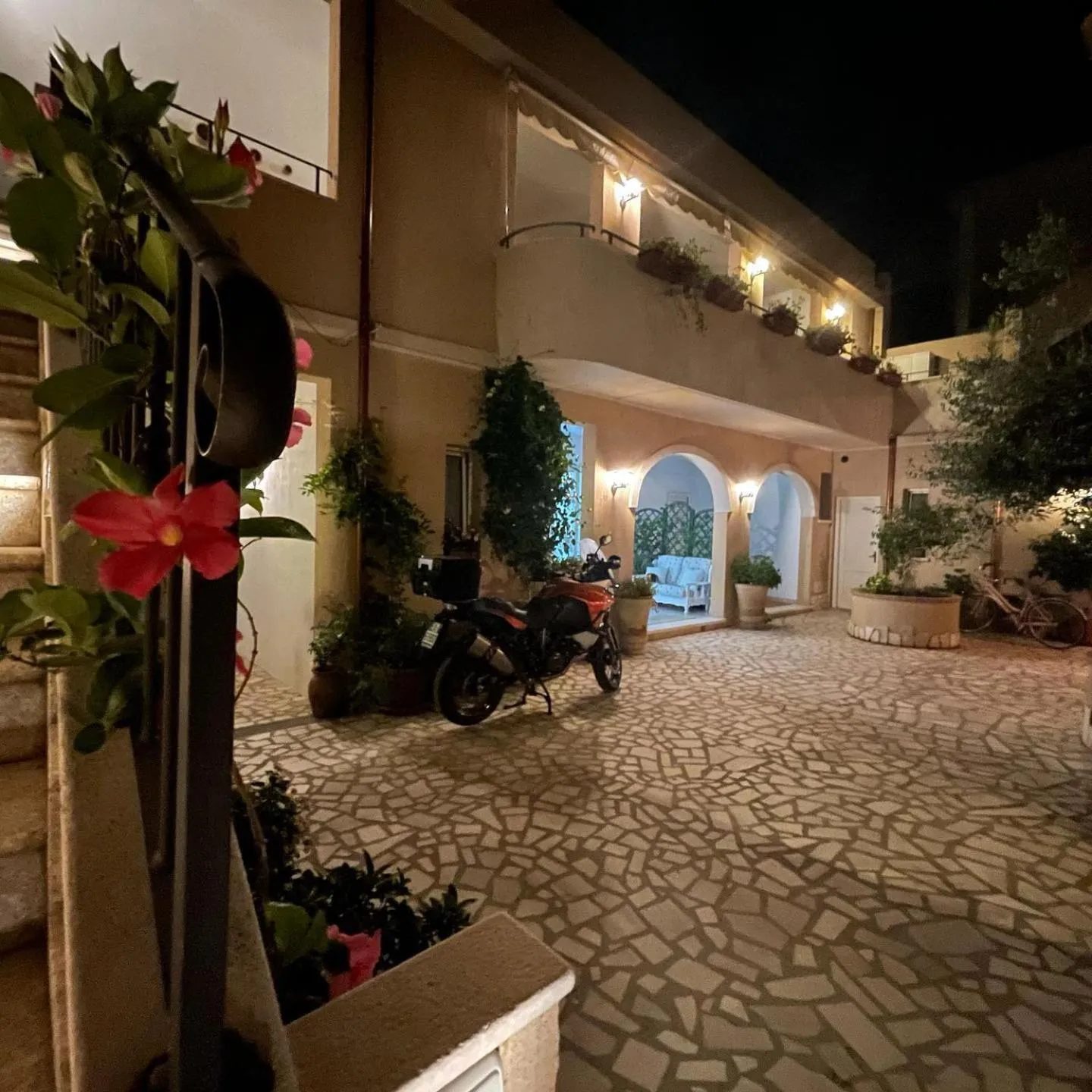 Inner courtyard view in B&b il Patio