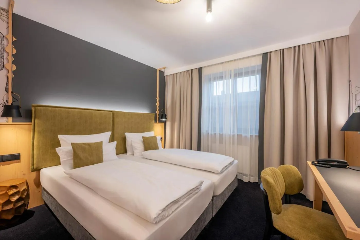 Photo of the whole room, Bed in Hotel Schäfflerwirt