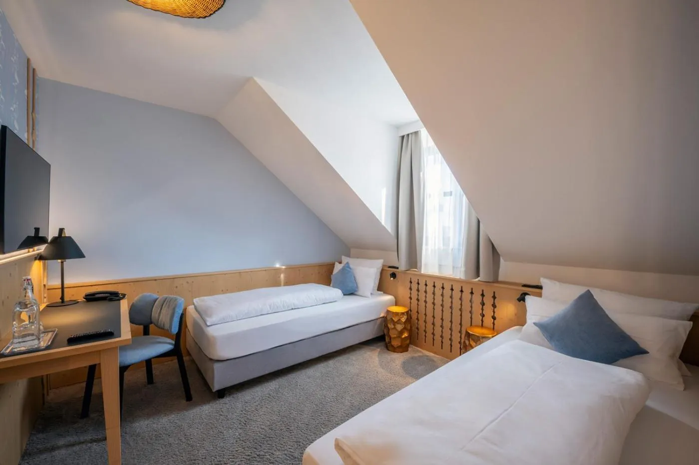 Photo of the whole room, Bed in Hotel Schäfflerwirt