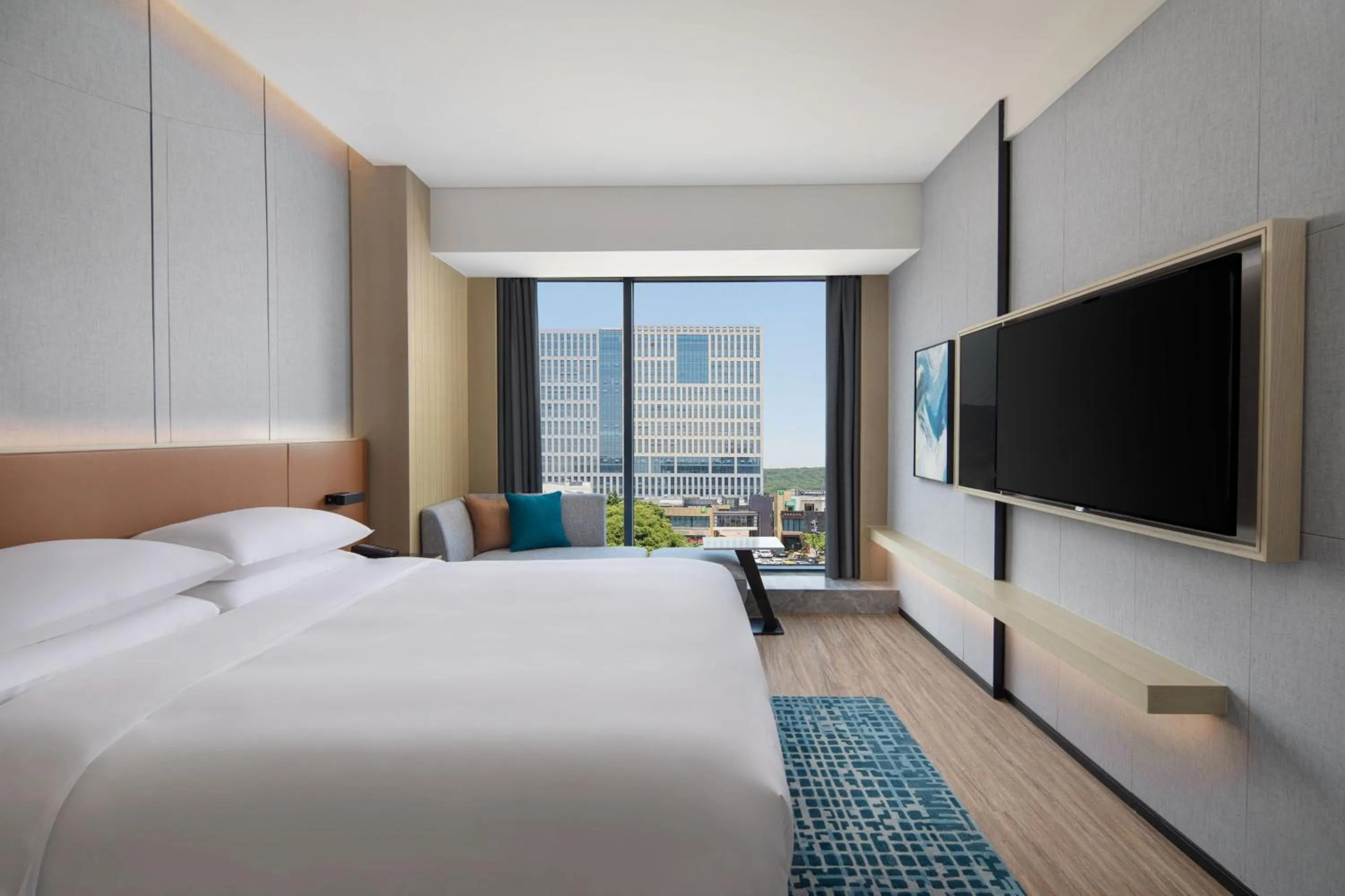 Bedroom, Bed in Courtyard by Marriott Jiangyin