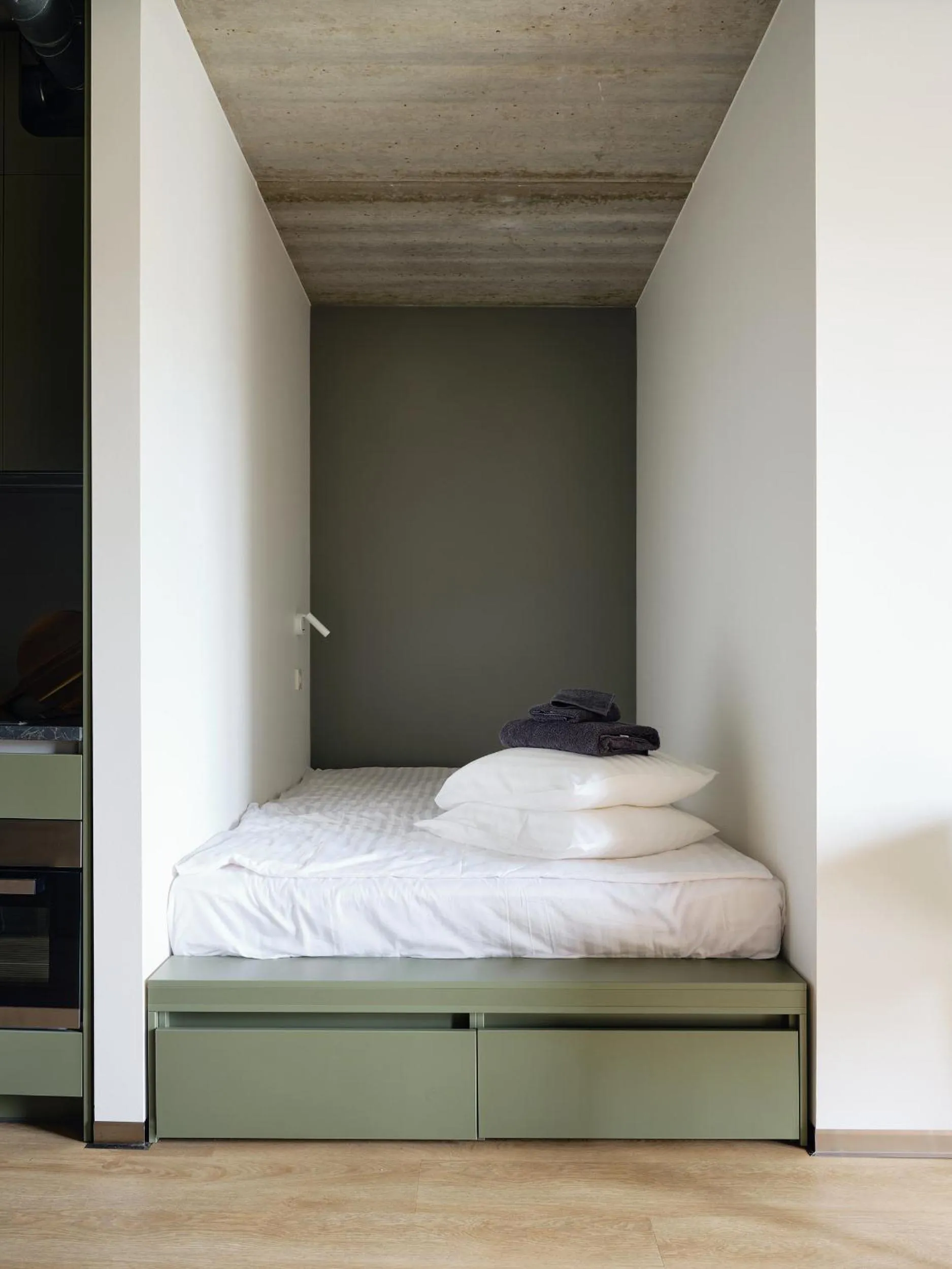 Bed in Campus House by Larsen