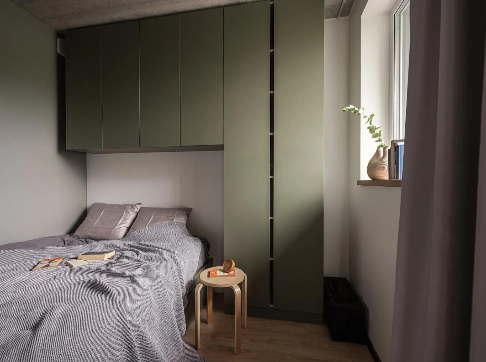 Bed in Campus House by Larsen