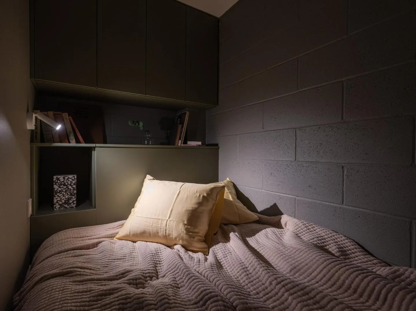 Bed in Campus House by Larsen