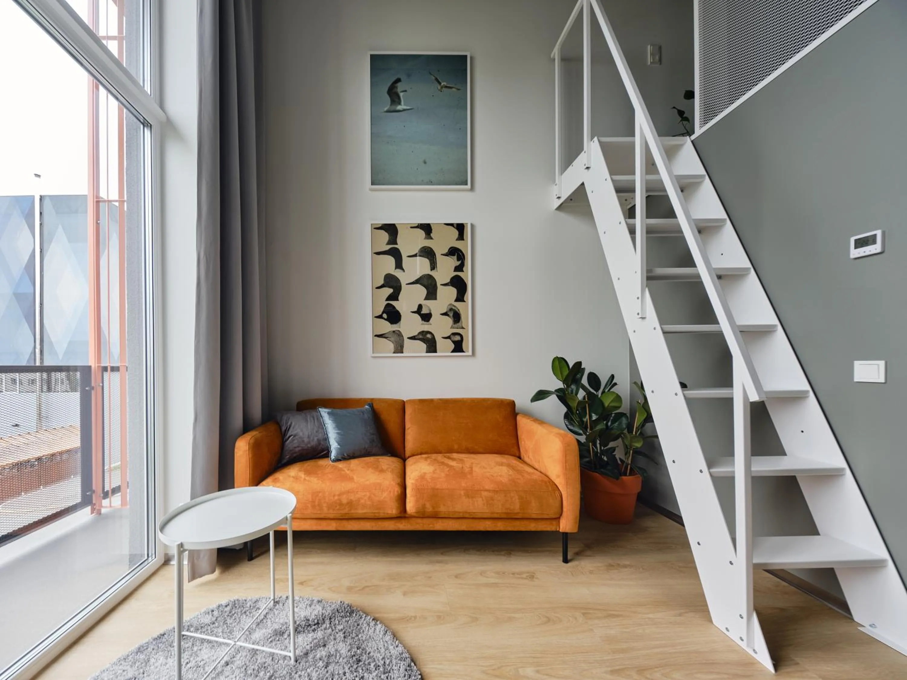 Living room in Campus House by Larsen