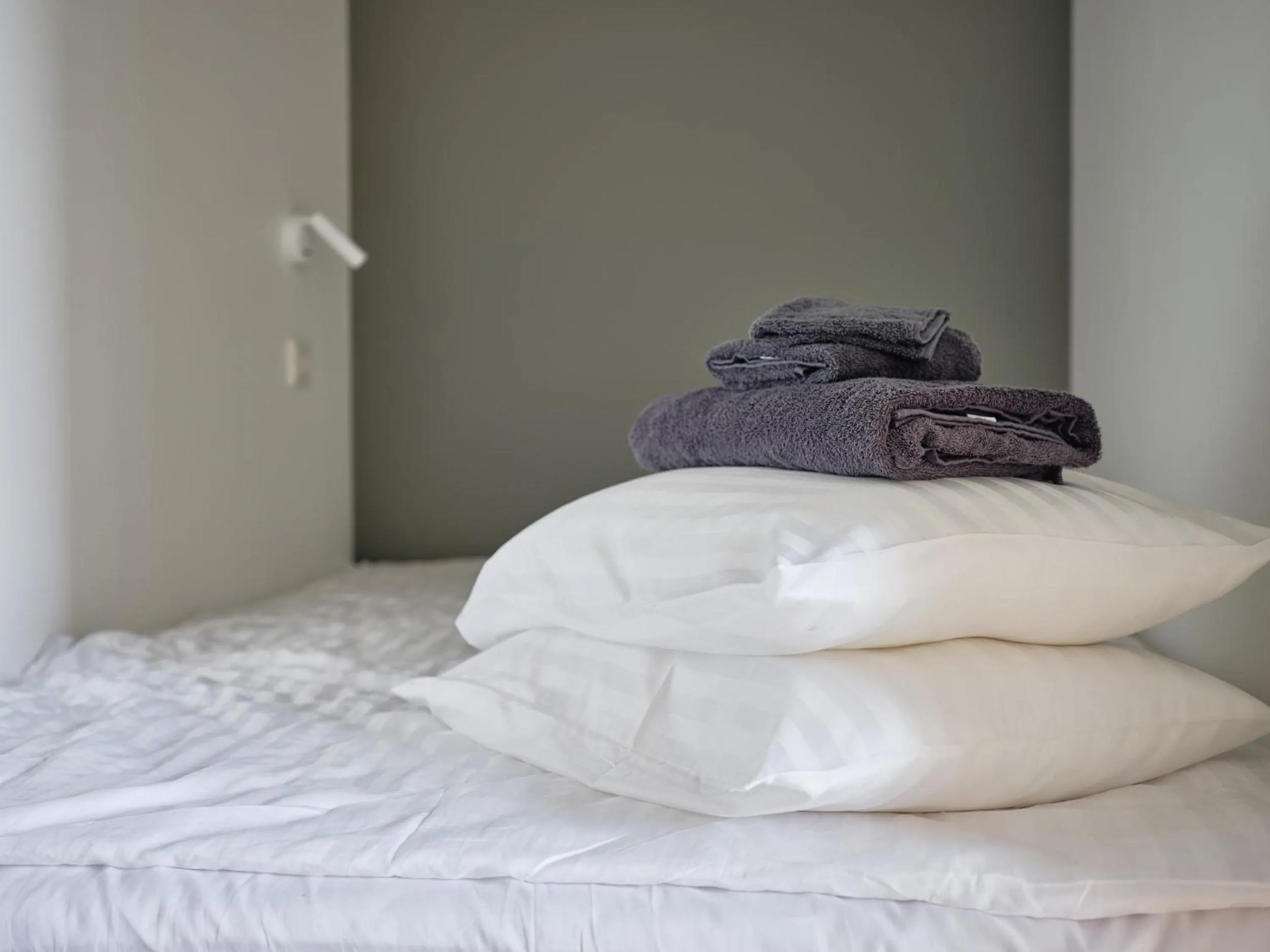 Bed in Campus House by Larsen