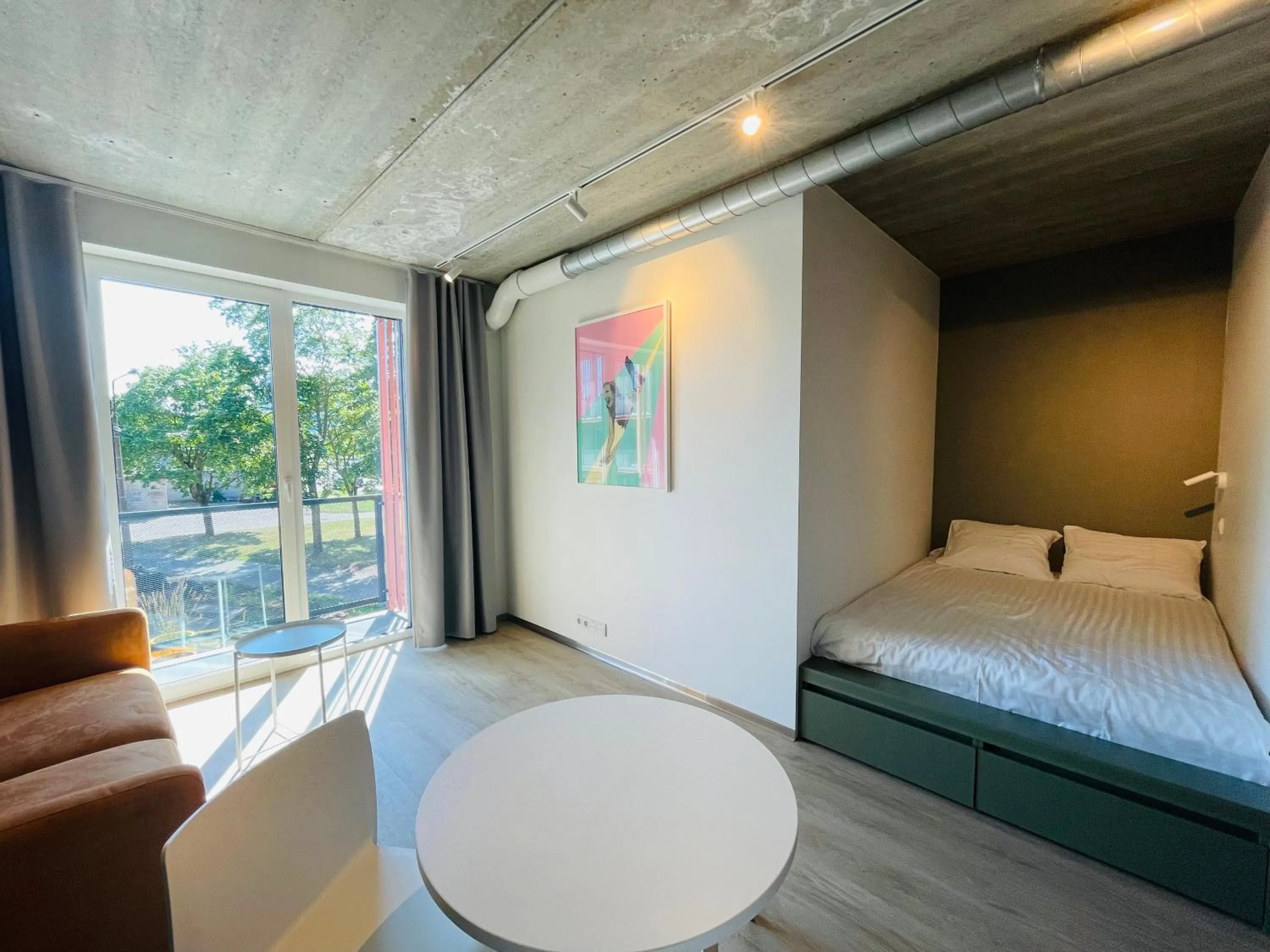 Bed in Campus House by Larsen