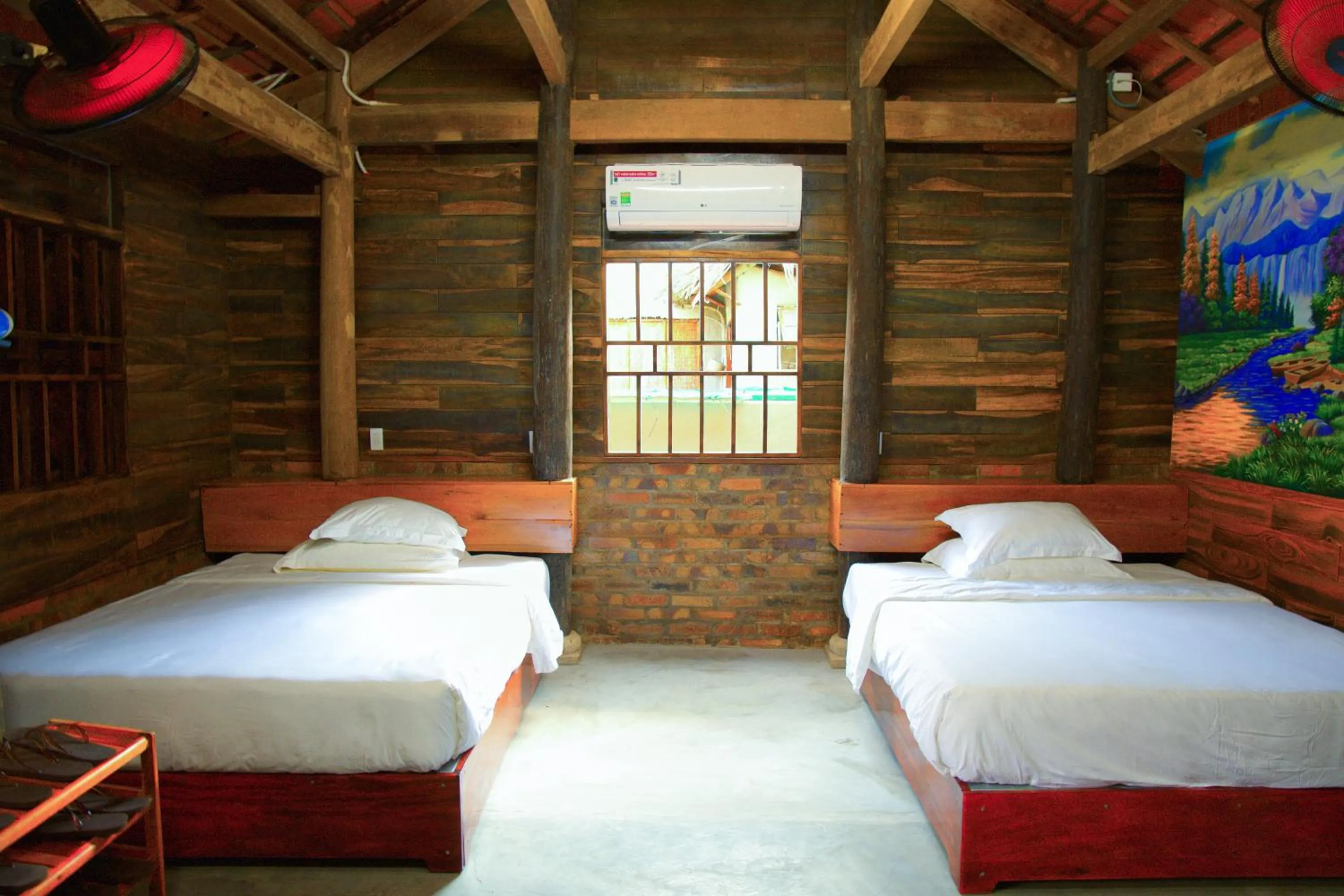 Bed in Cantho Eco Resort