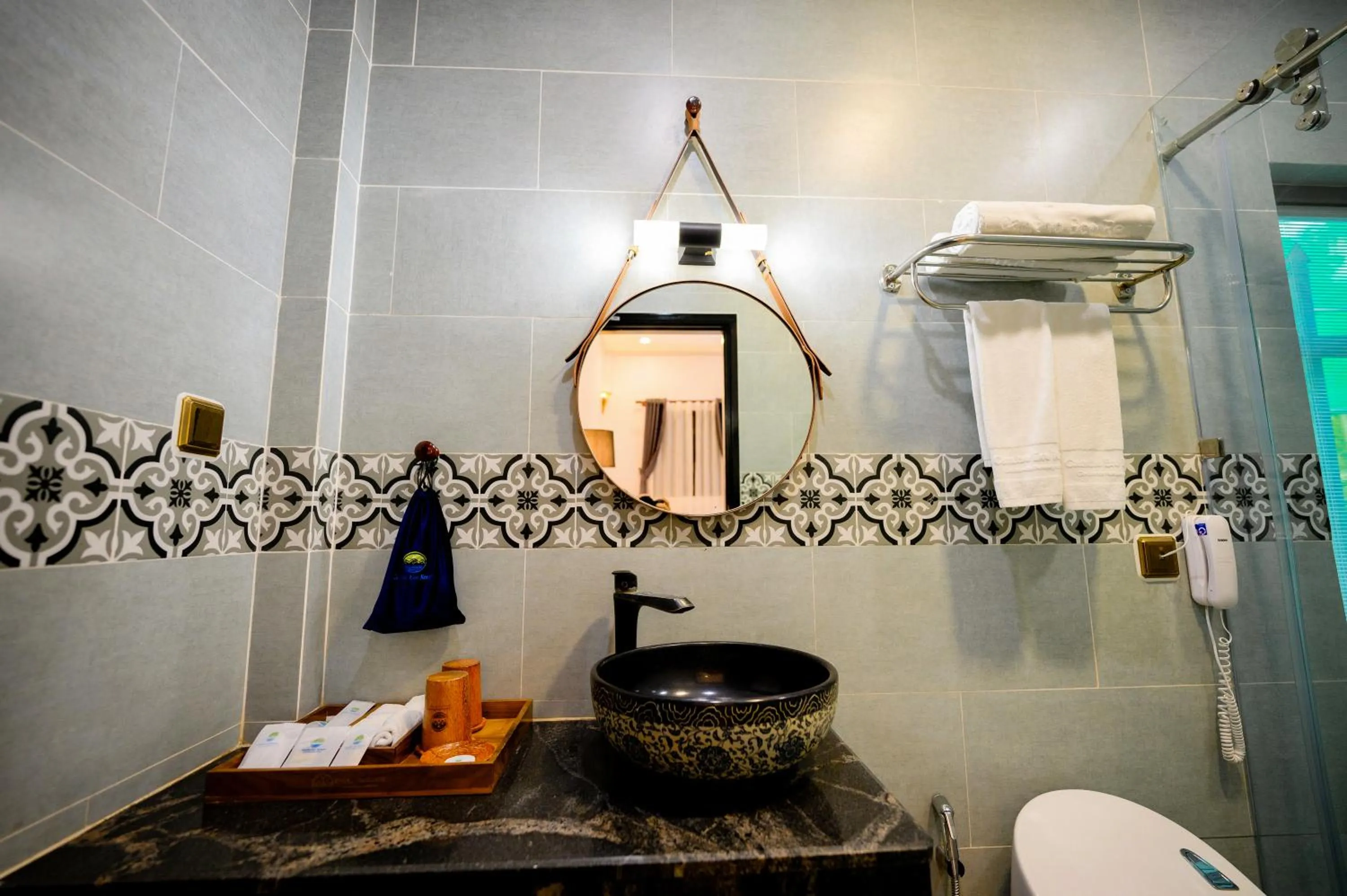 Shower in Cantho Eco Resort