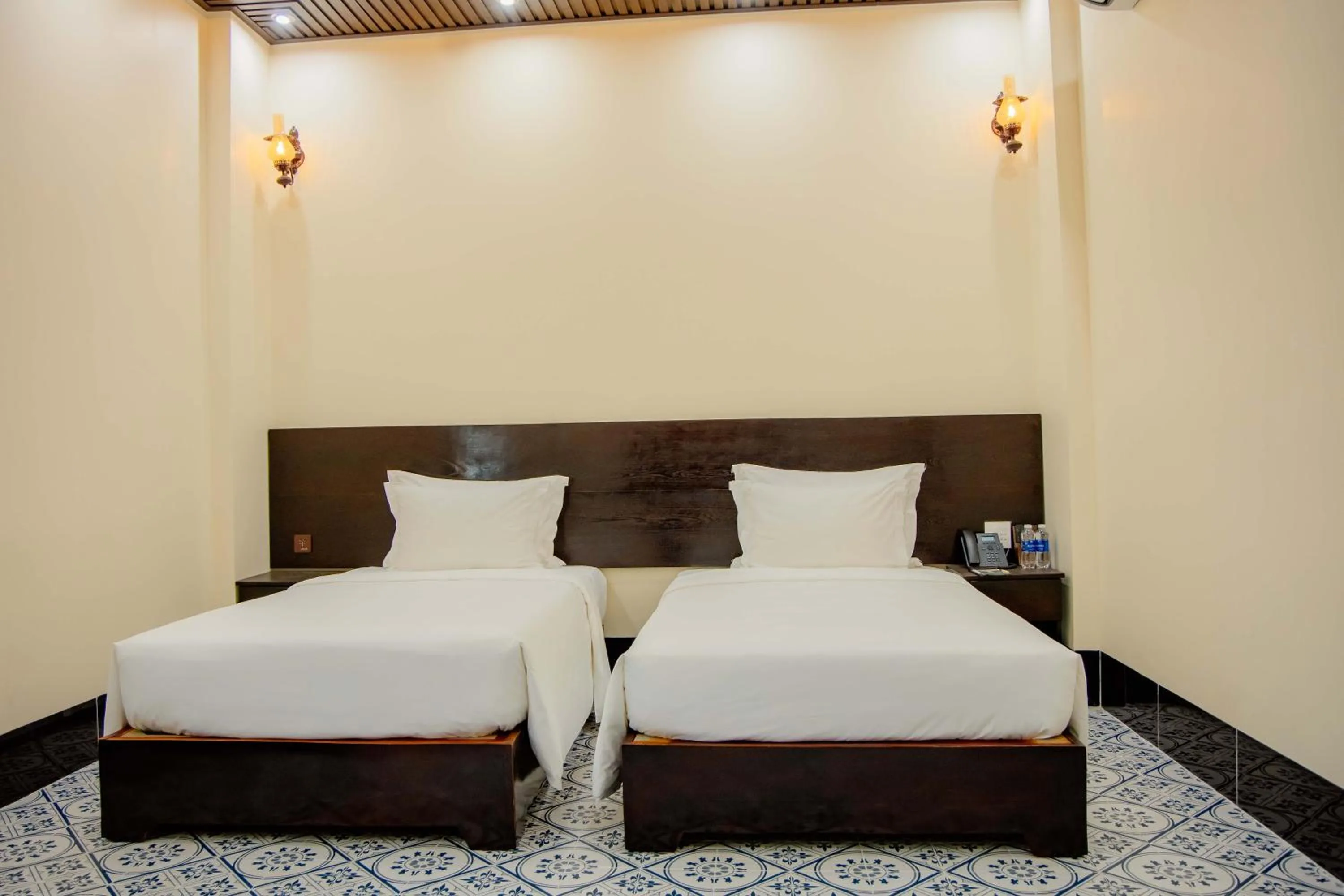 Bed in Cantho Eco Resort