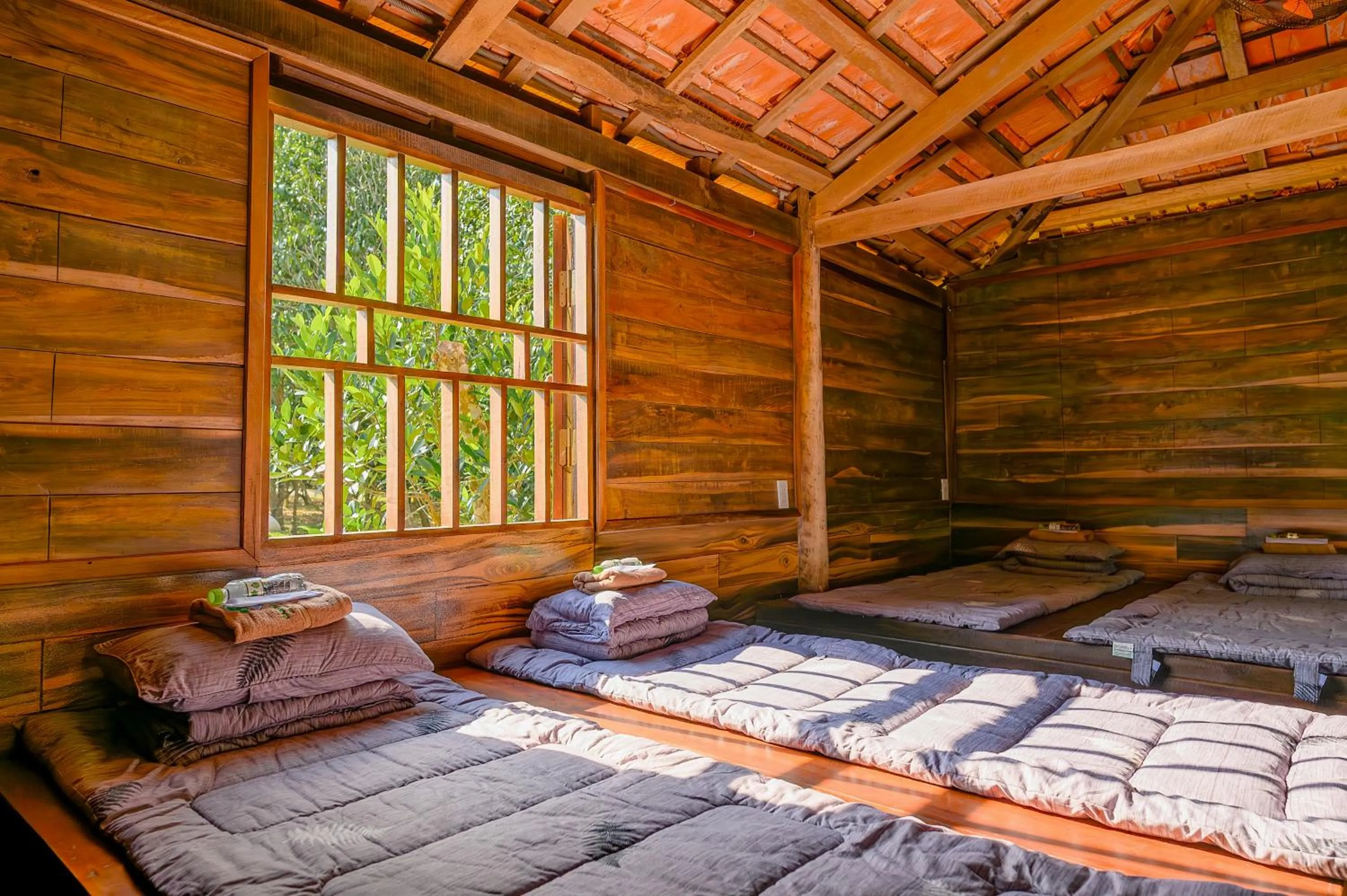 Bed in Cantho Eco Resort