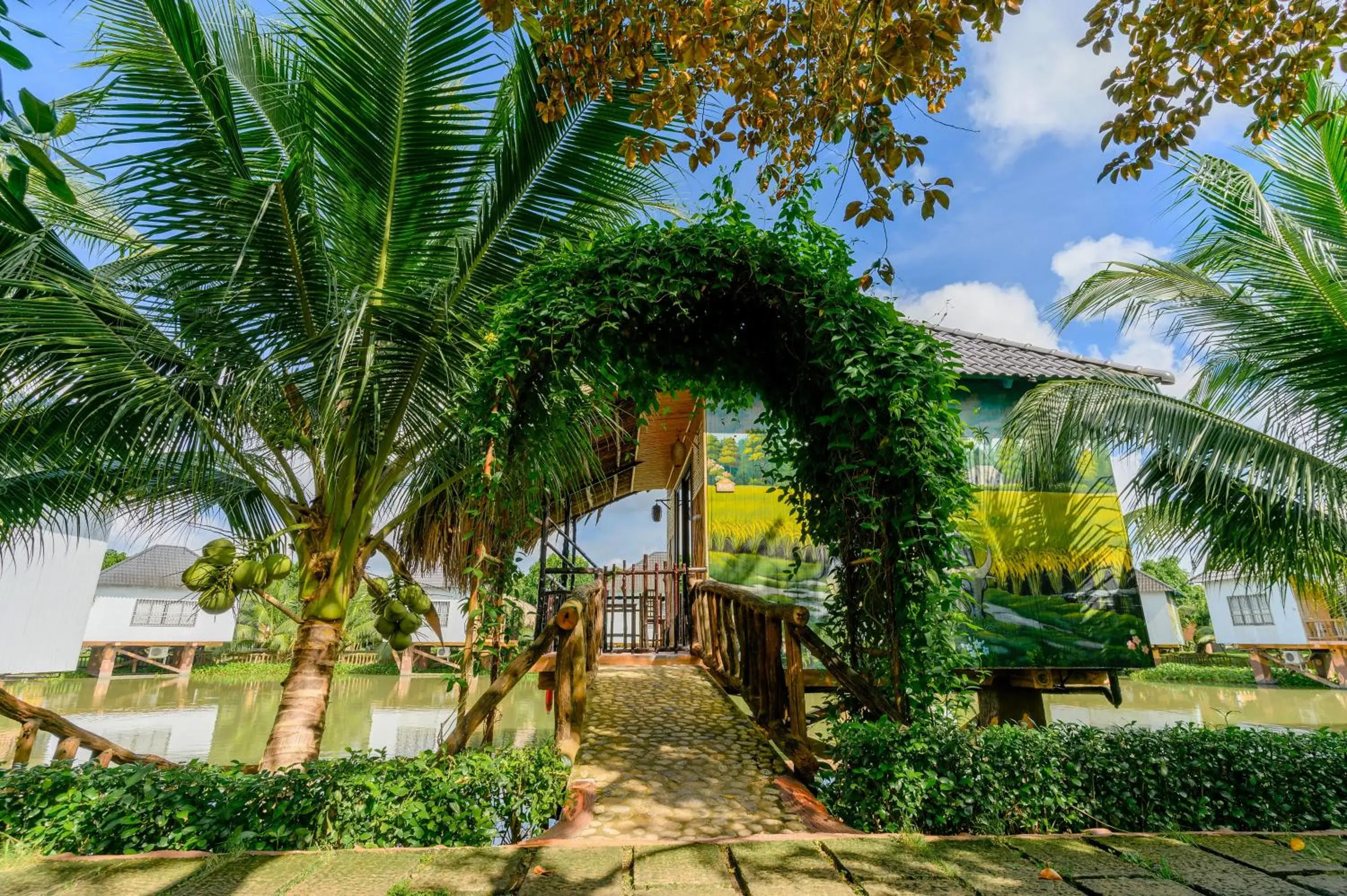 Property building in Cantho Eco Resort Property building in Cantho Eco Resort