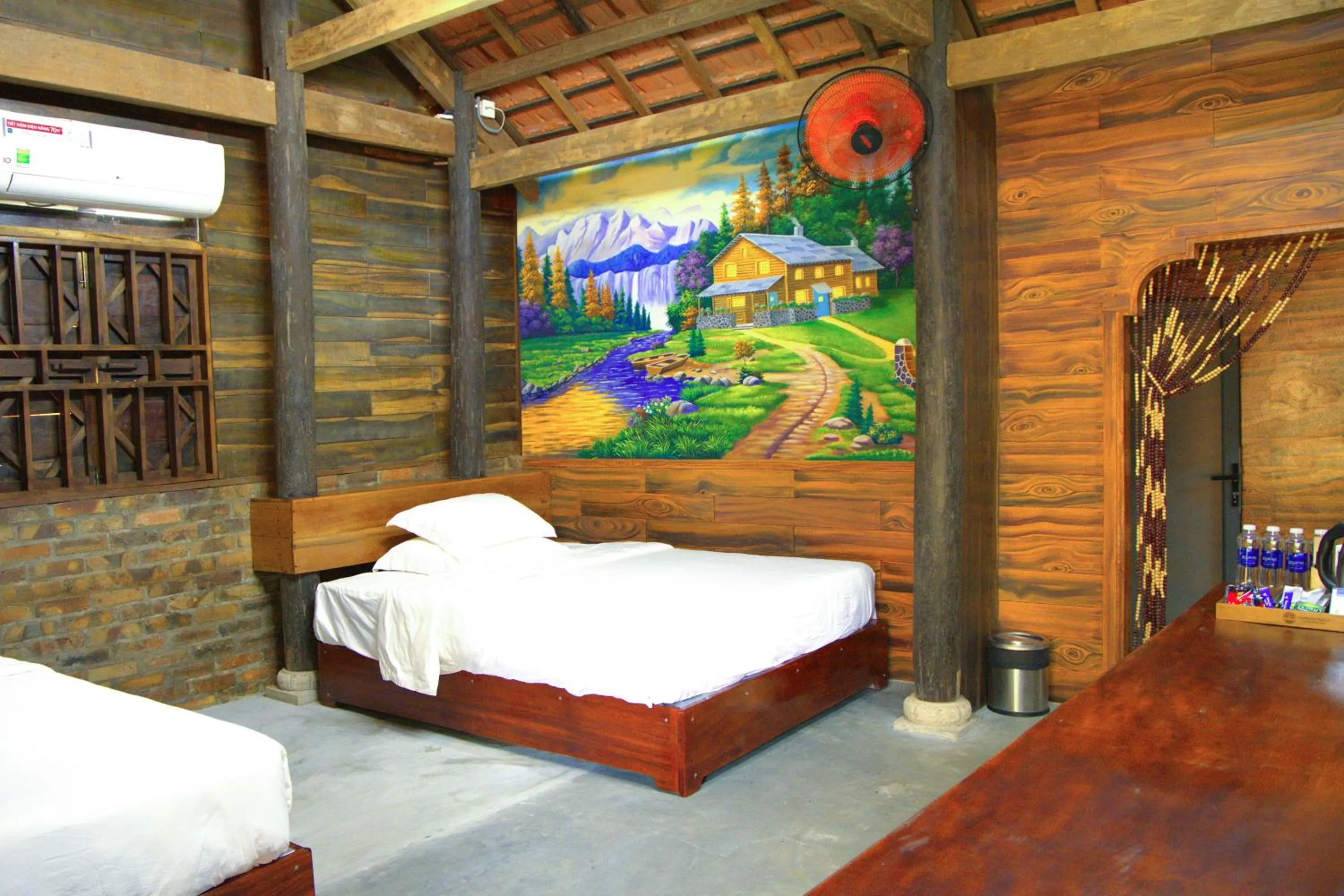 Bed in Cantho Eco Resort