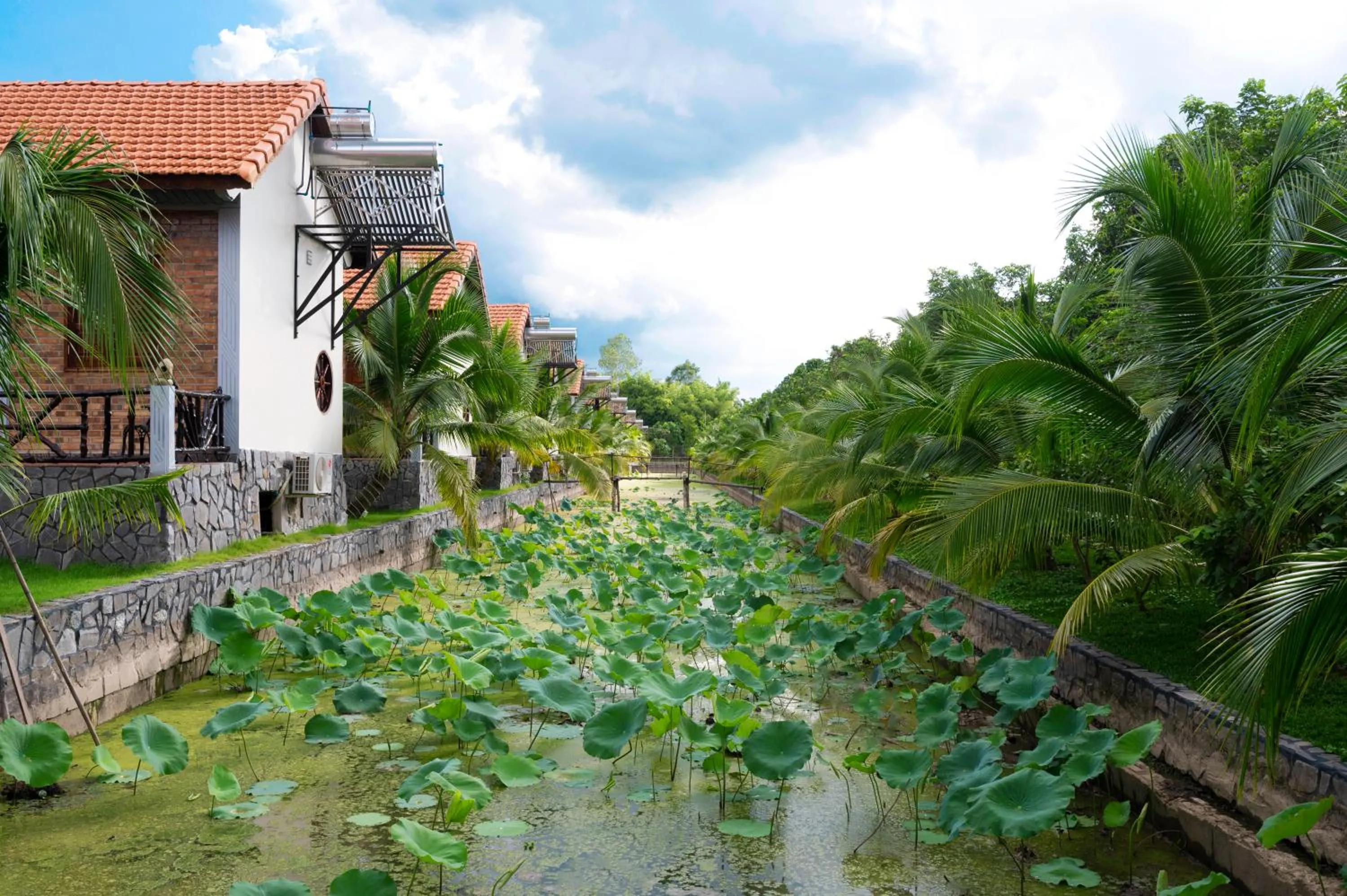 Garden view in Cantho Eco Resort