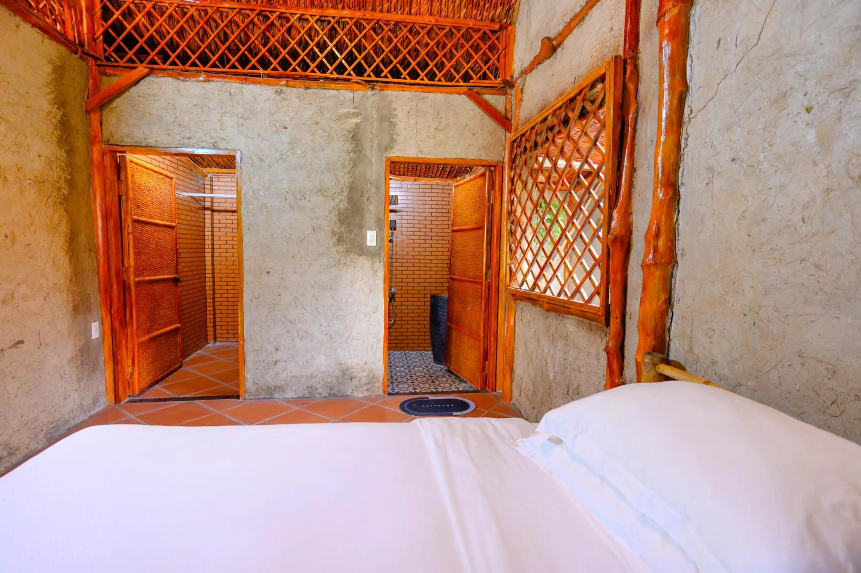 Bed in Cantho Eco Resort