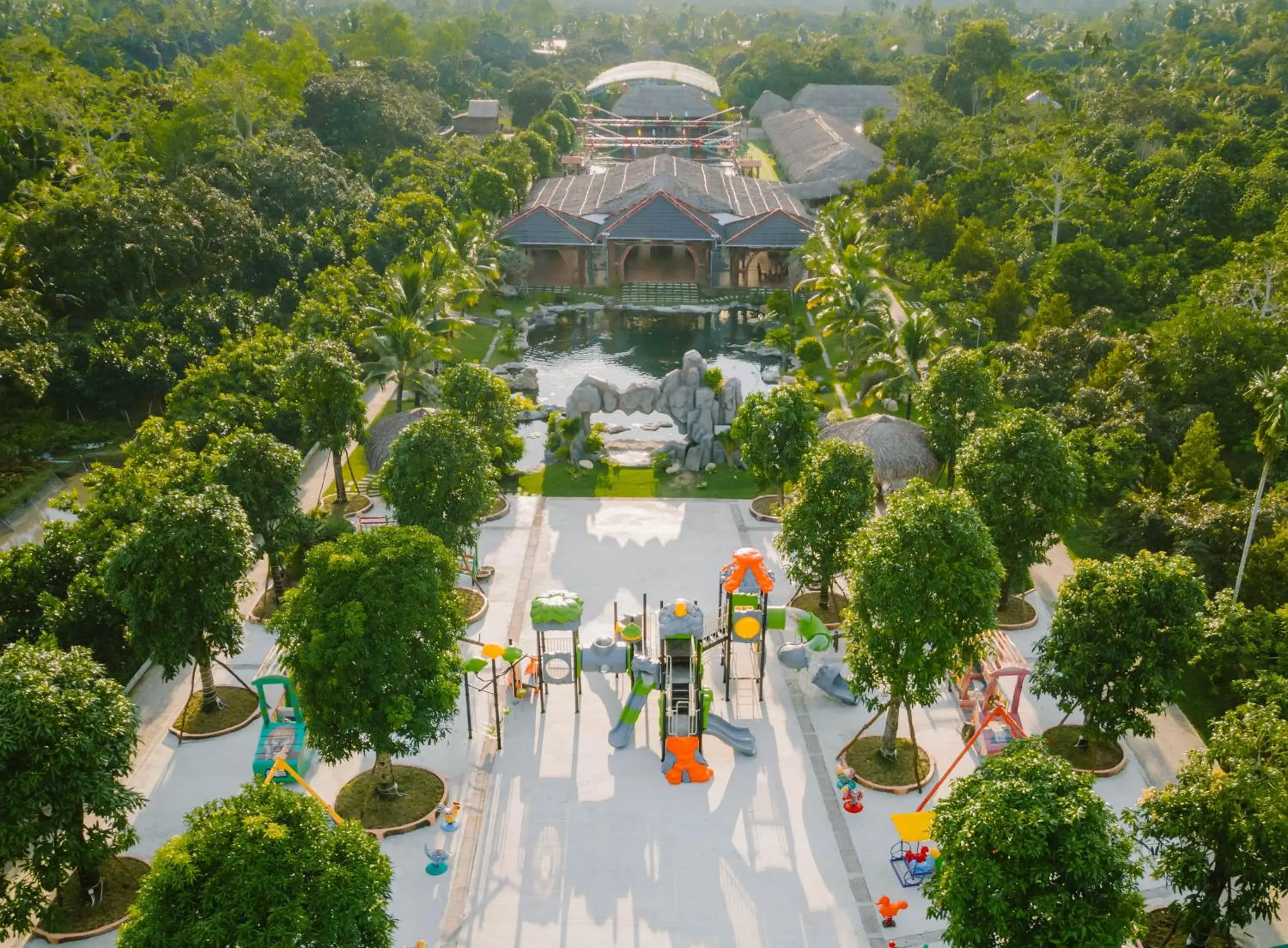 Bird's eye view in Cantho Eco Resort Bird's eye view in Cantho Eco Resort