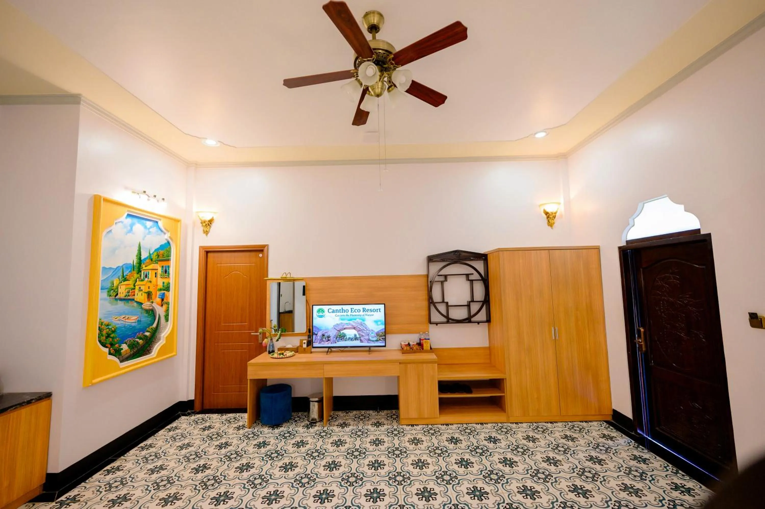 TV and multimedia, Bed in Cantho Eco Resort