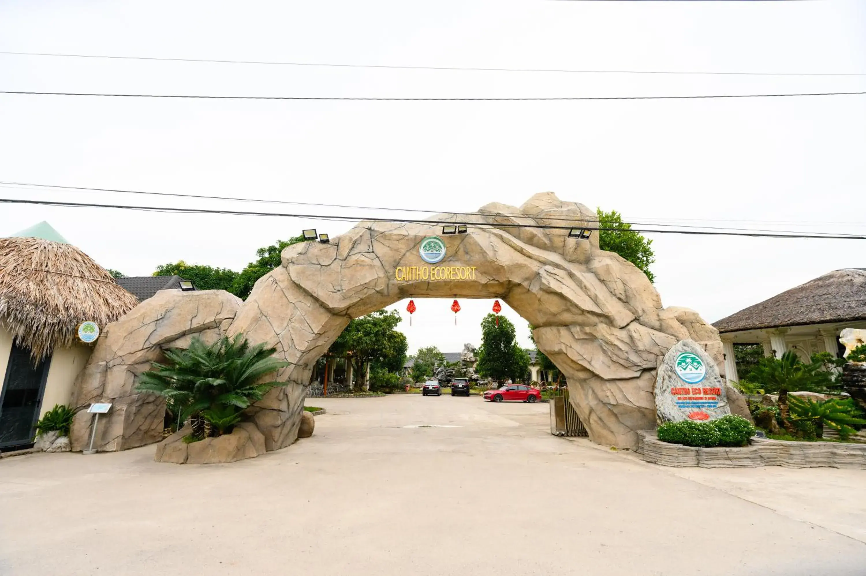 Facade/entrance in Cantho Eco Resort Facade/entrance in Cantho Eco Resort