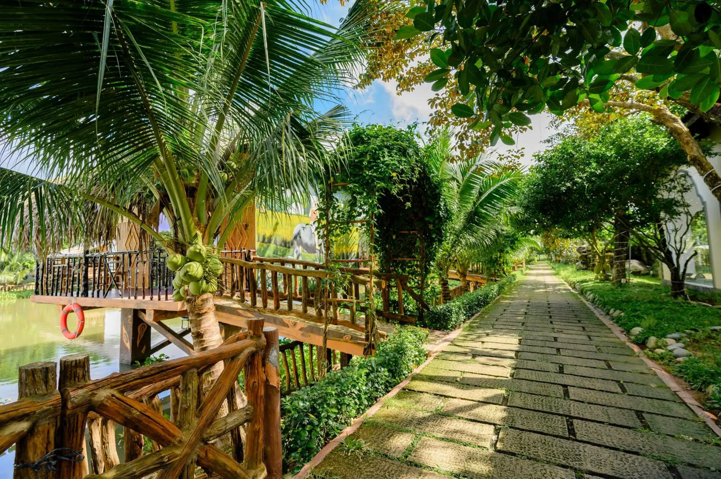 Property building in Cantho Eco Resort Property building in Cantho Eco Resort