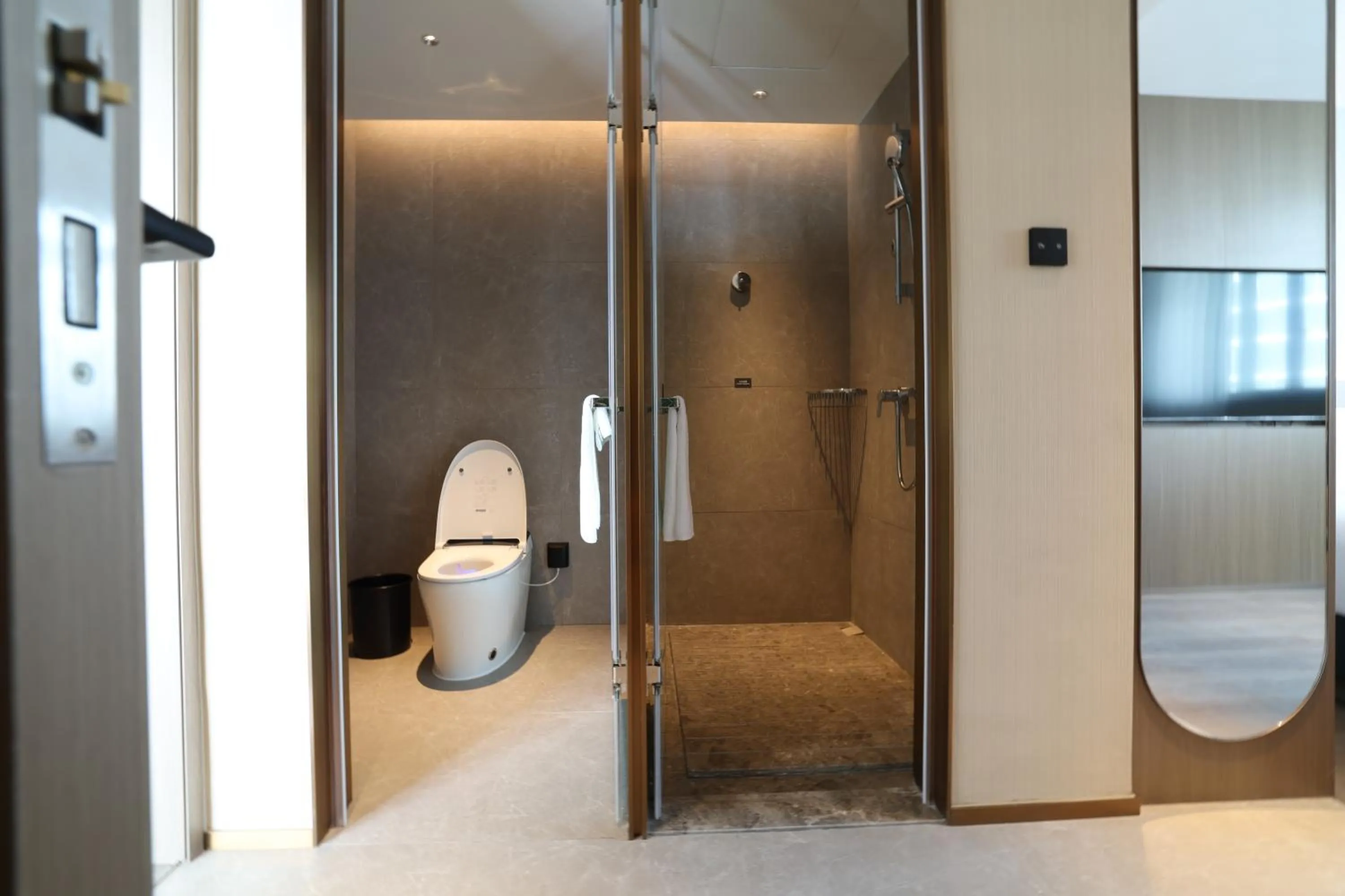 Shower in Holiday Inn Express Zhabei Shanghai, an IHG Hotel