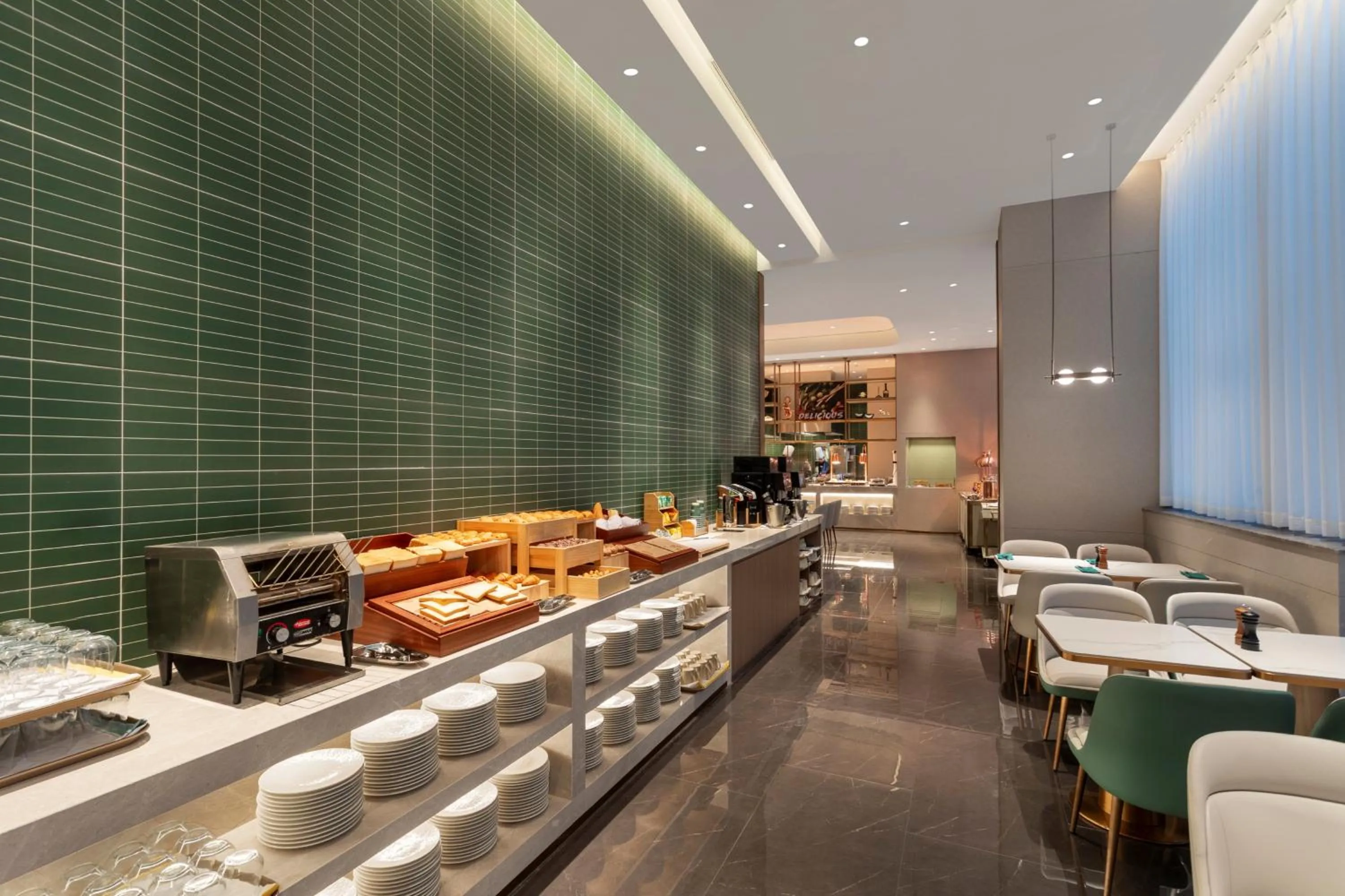 Breakfast in Holiday Inn Express Zhabei Shanghai, an IHG Hotel