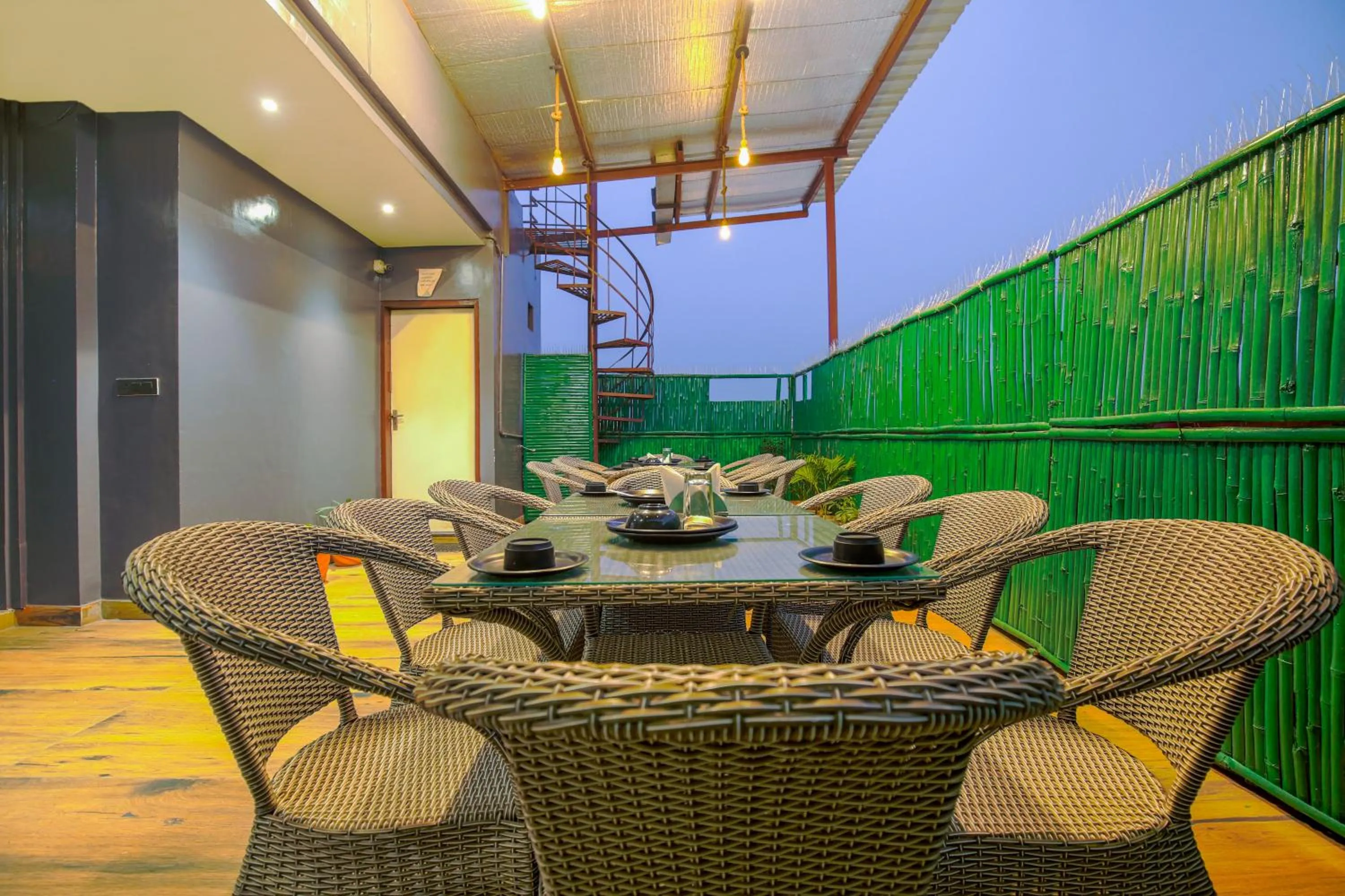 Dining area in Hotel Crown, Near Golden temple